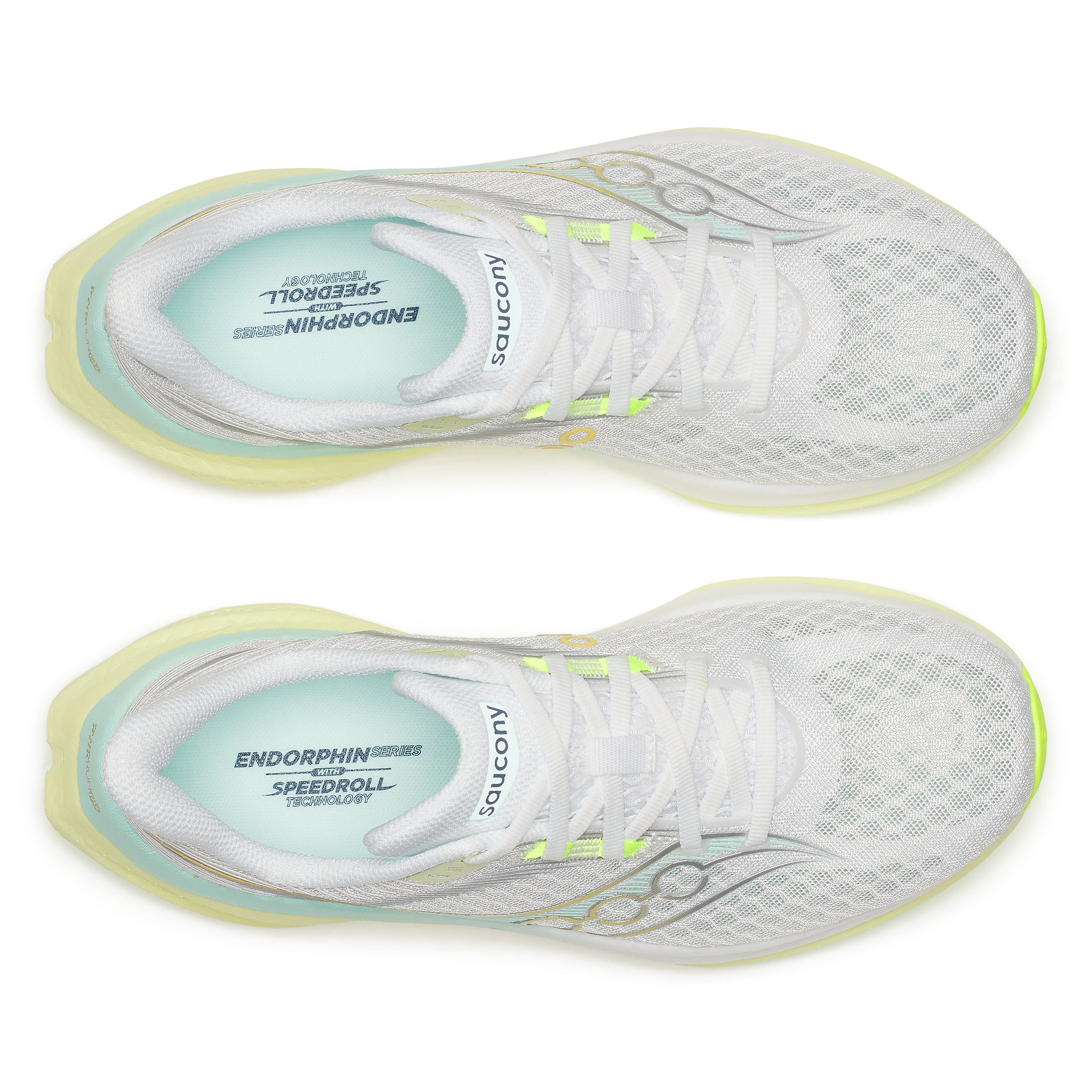 SAUCONY WOMEN'S ENDORPHIN SPEED 5 - B - WHITE/TENDER