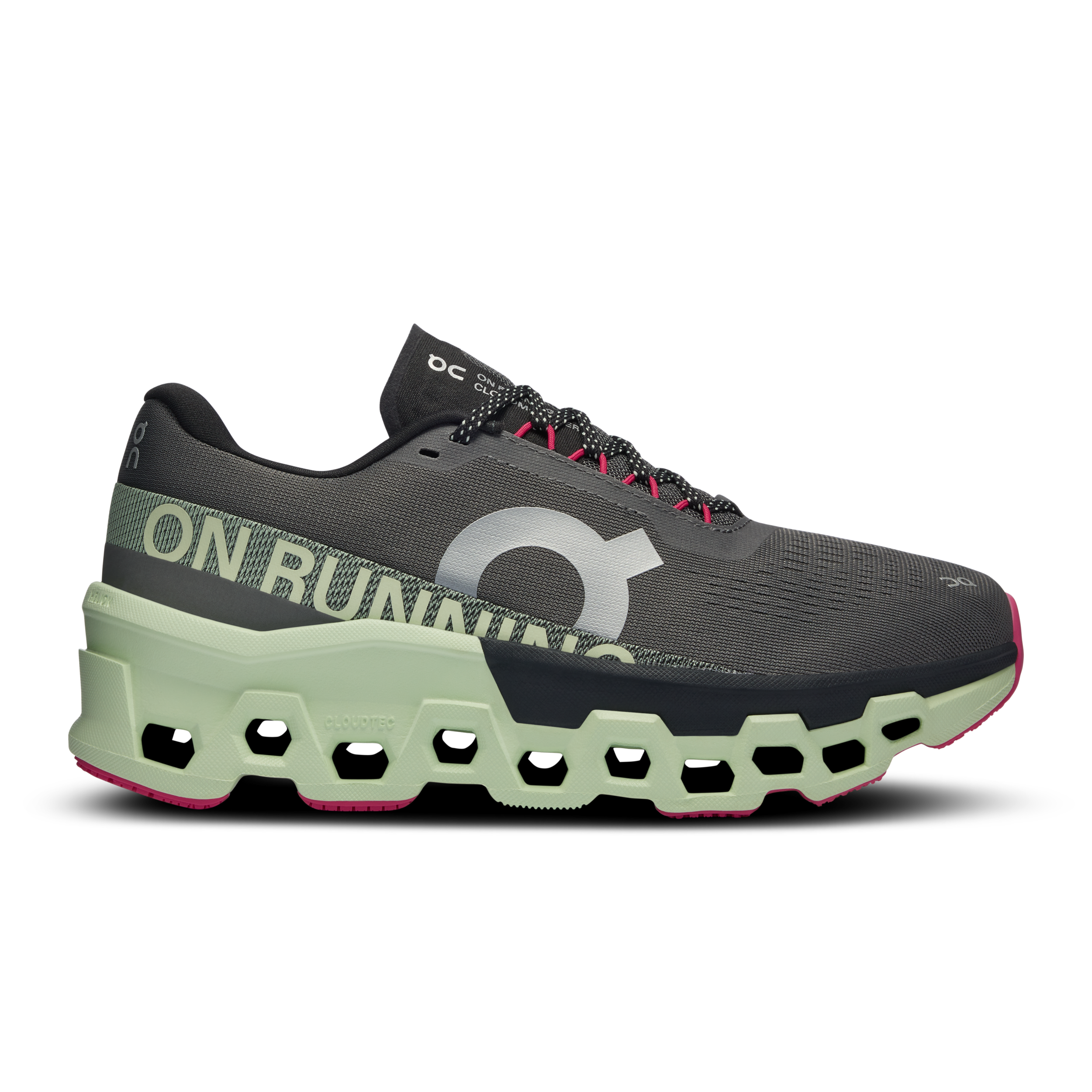 ON RUNNING WOMEN'S CLOUDMONSTER 2 - B - ASPHALT/LIMA 5.0