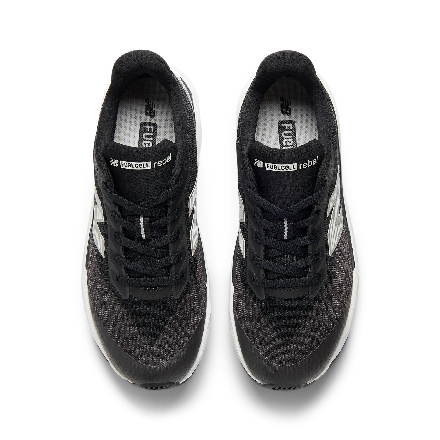 NEW BALANCE KID'S FUELCELL REBEL LACE - BLACK/WHITE