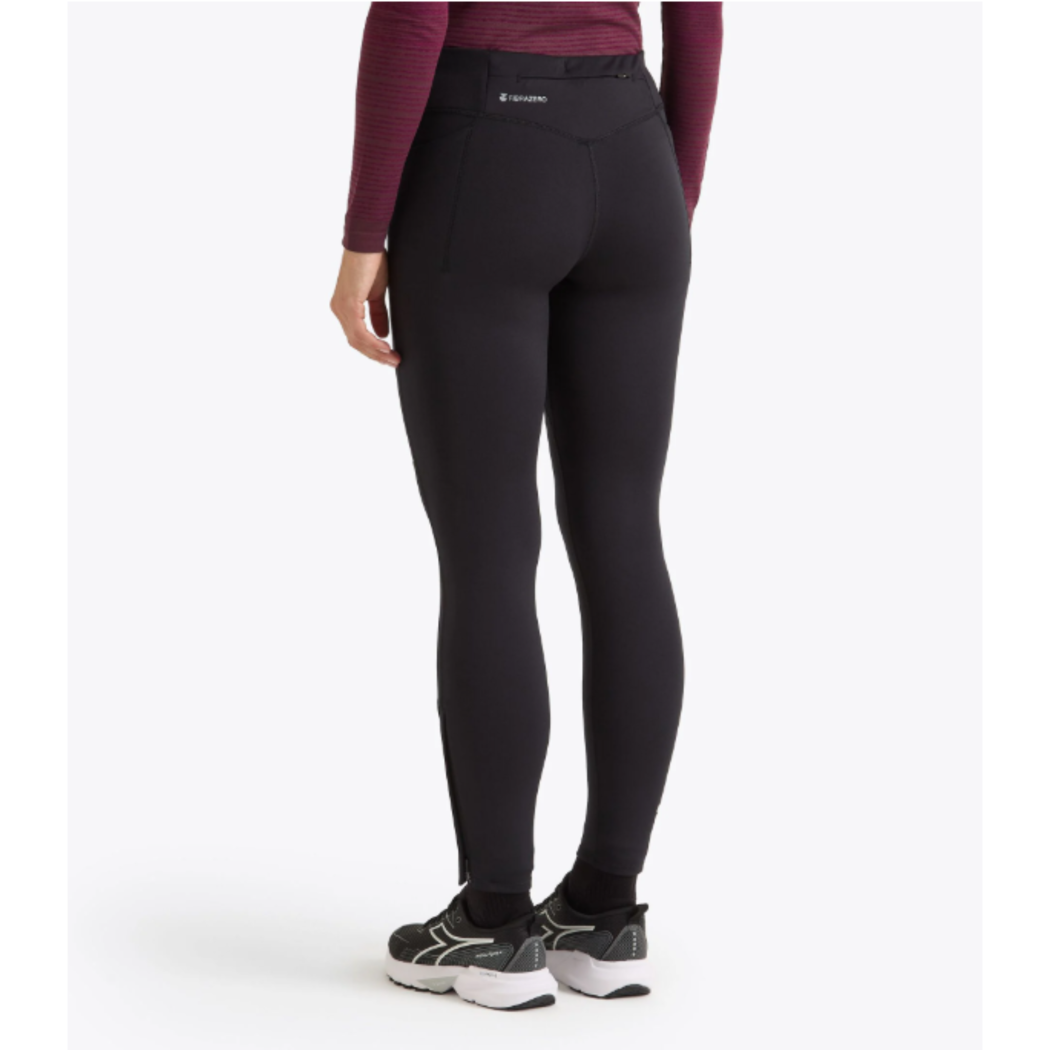 DIADORA WOMEN'S L. RUN TIGHTS WINTER PROTECTION - BLACK