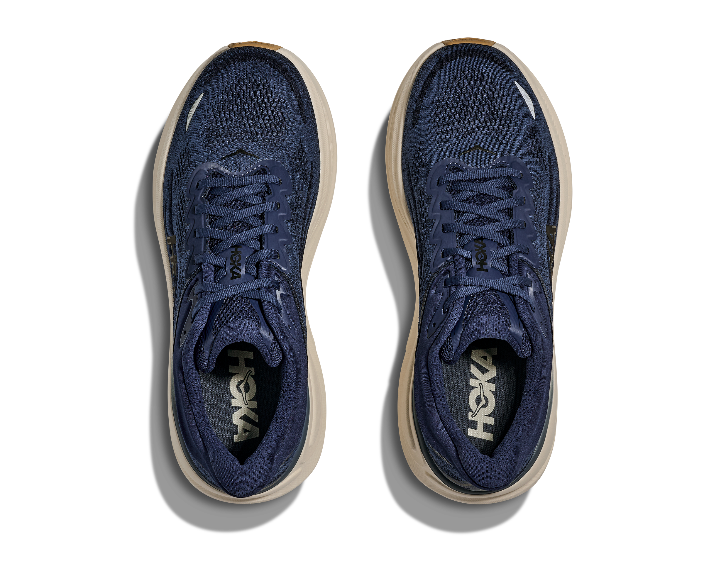 HOKA MEN'S BONDI 9 - D - MIDNIGHT BLUE / VARSITY NAVY