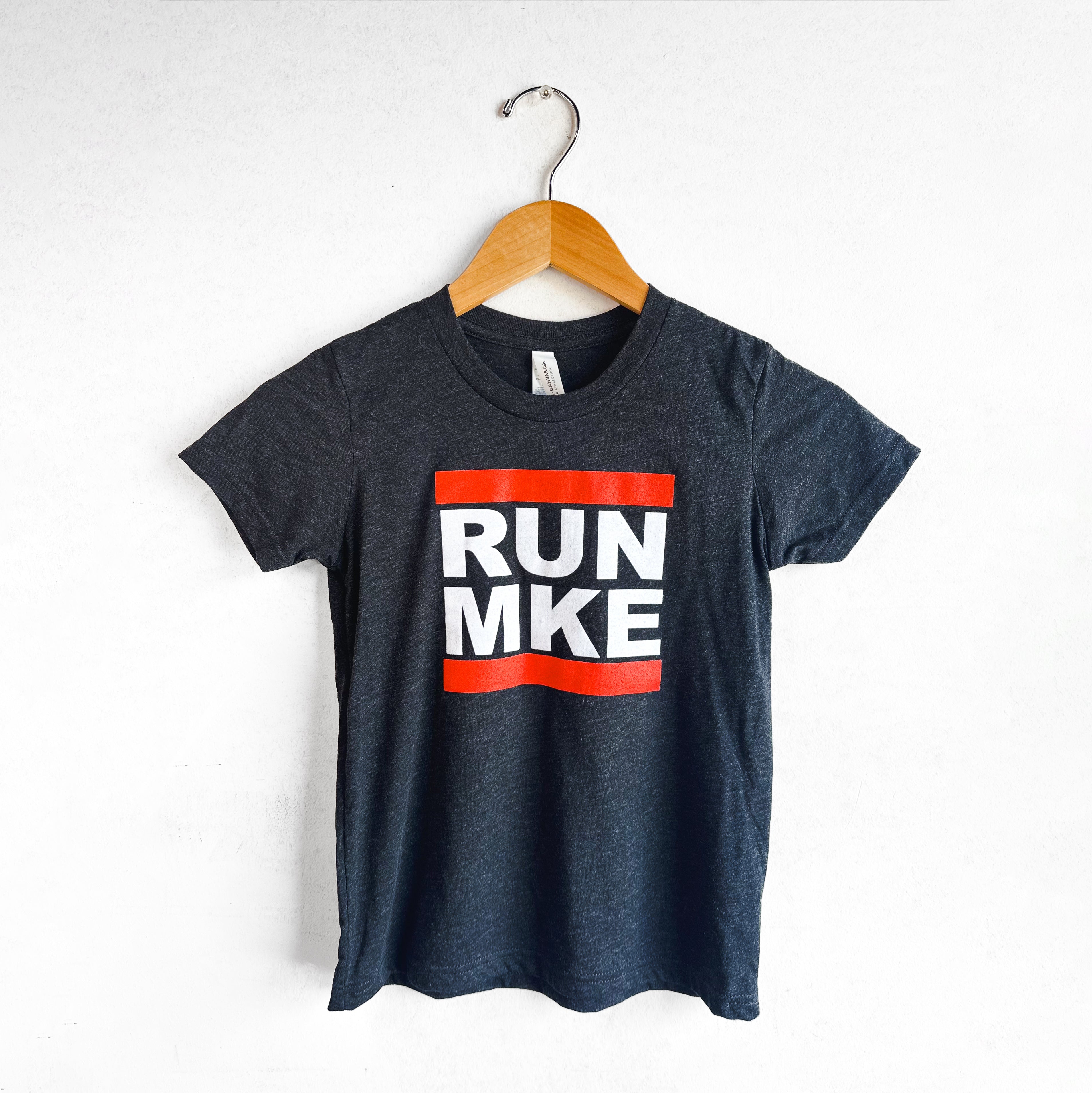 PR GEAR RUN MKE TODDLER TEE BLACK TRIBLEND