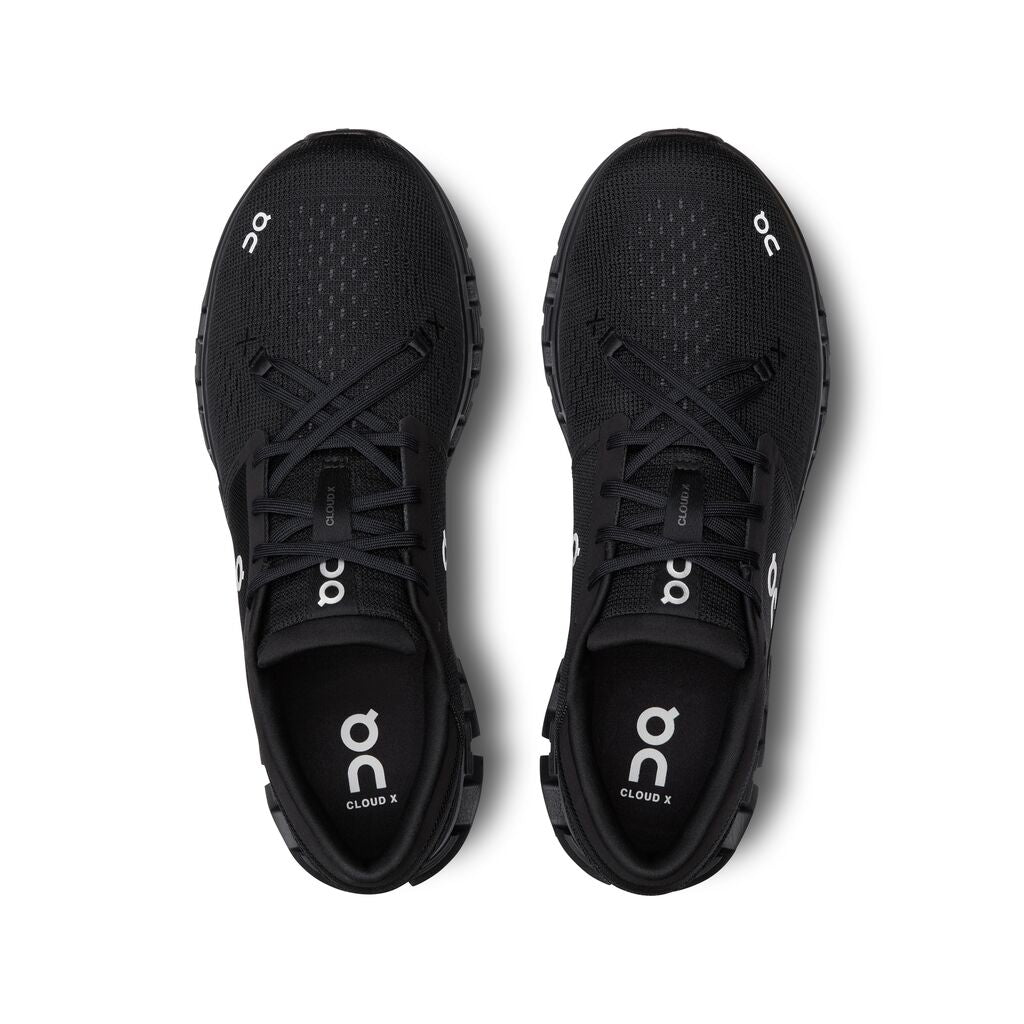 ON RUNNING MEN'S CLOUD X 4 - D - BLACK/ECLIPSE 