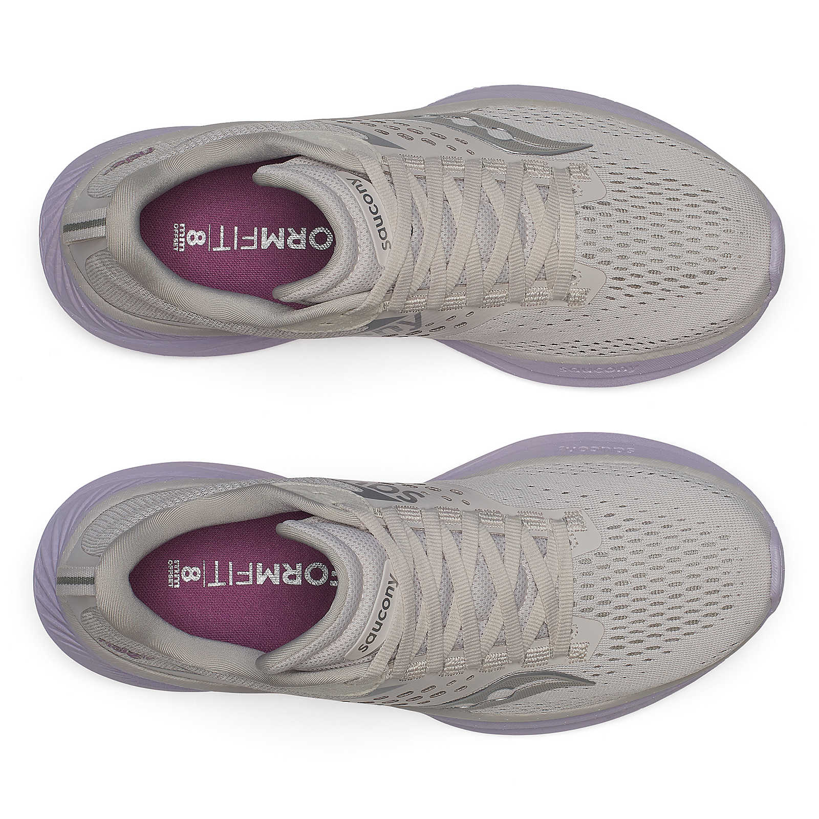 SAUCONY WOMEN'S RIDE 17 - WIDE D - 241 MOON/VIOLA 