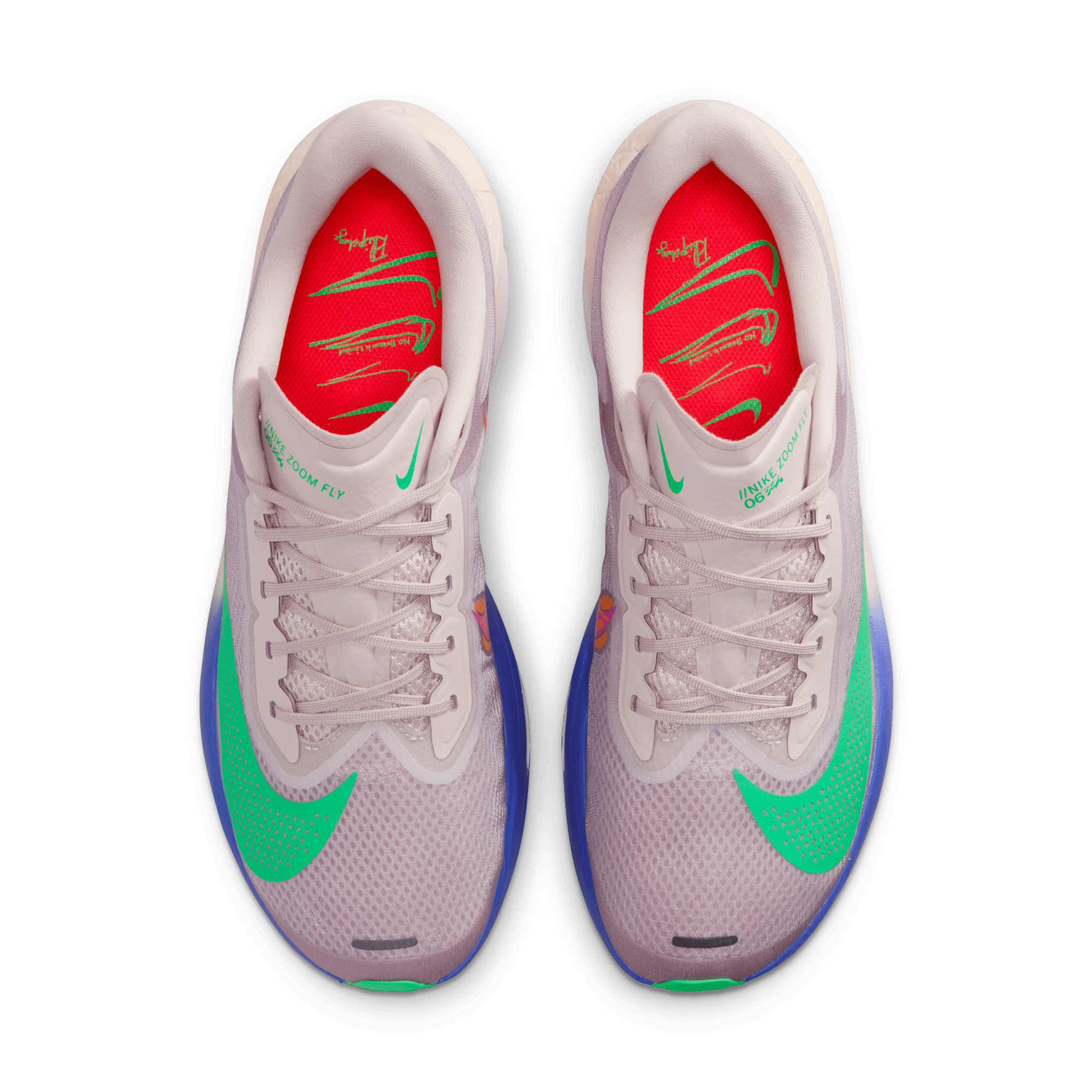 NIKE MEN'S ZOOM FLY 6 ELUID KIPCHOGE - D - SILT RED/GREEN SHOCK