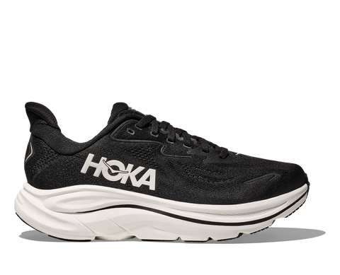 【美品】HOKA CLIFTON 10 黒ワイドレディース25cm お値下げ WOMEN'S CLIFTON 10 - X-WIDE 2E - BLACK/WHITE - SIZE 7.0