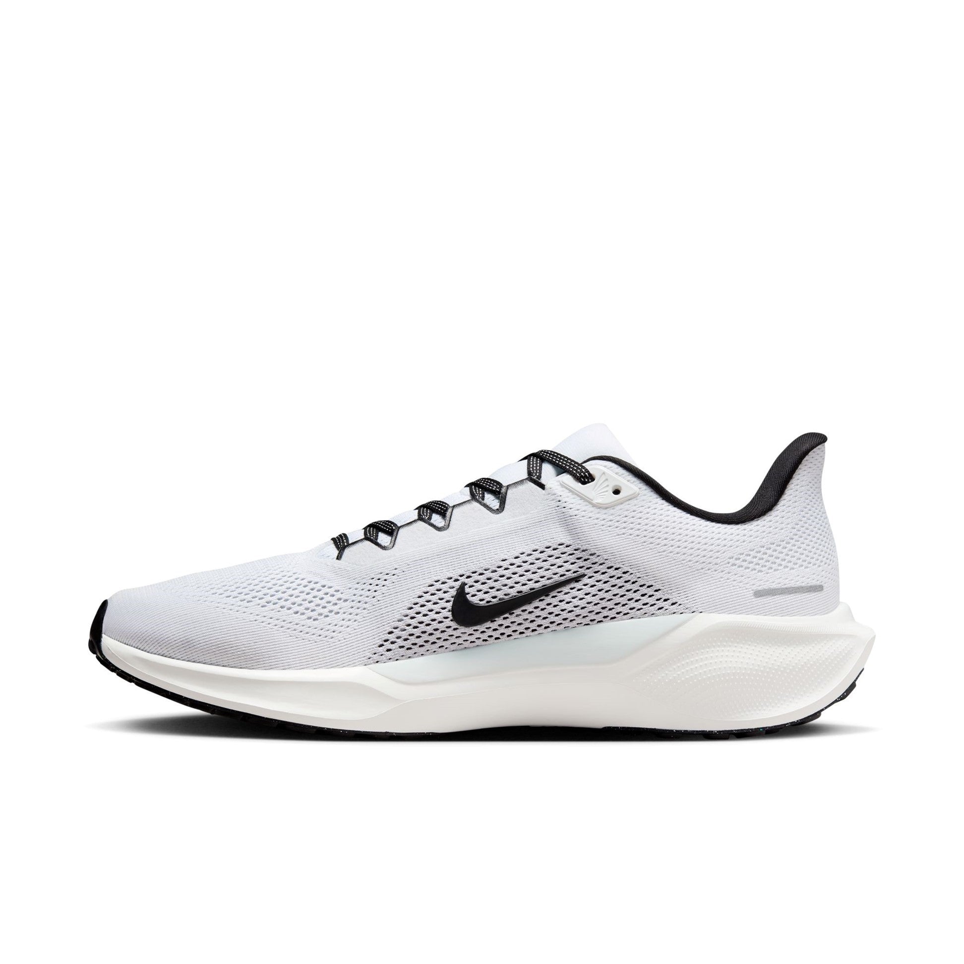 NIKE MEN'S PEGASUS 41 - D - 105 WHITE/BLACK/PURE PLATINUM 