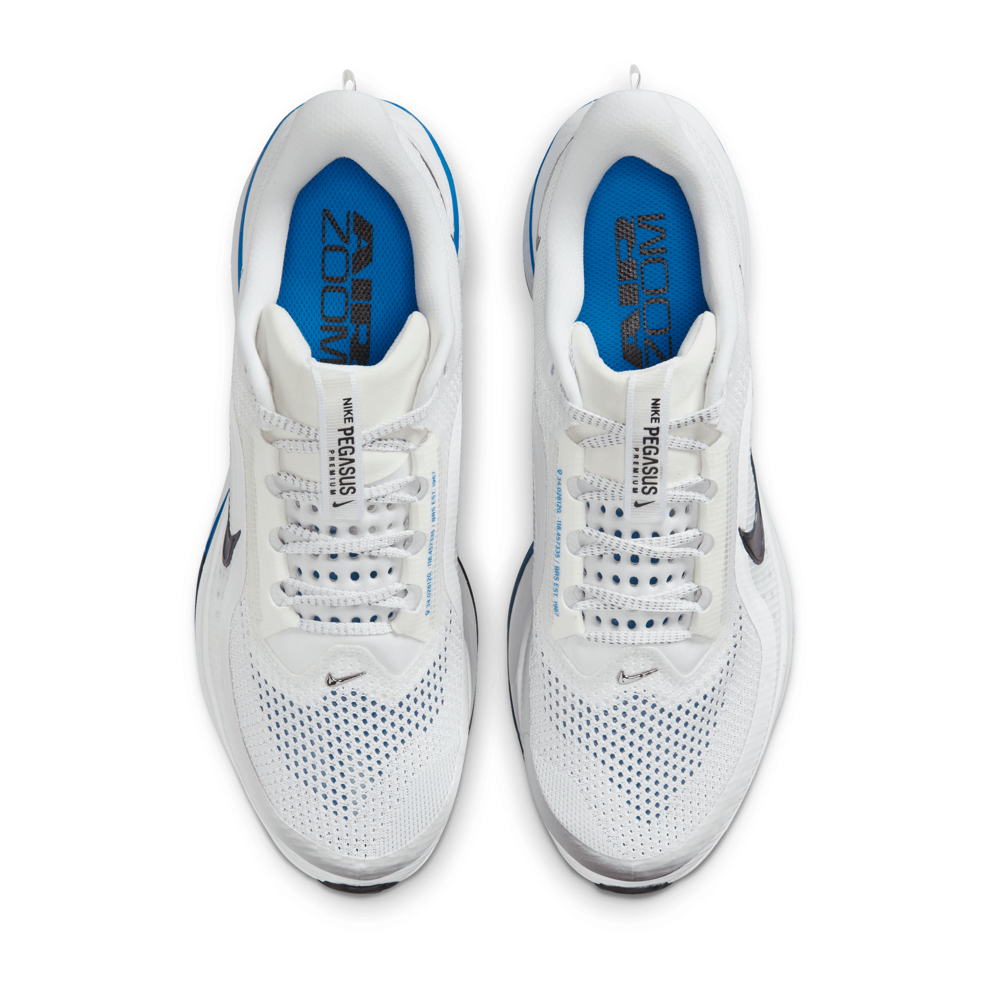 NIKE MEN'S PEGASUS PREMIUM - D - WHITE/BLACK PHOTO