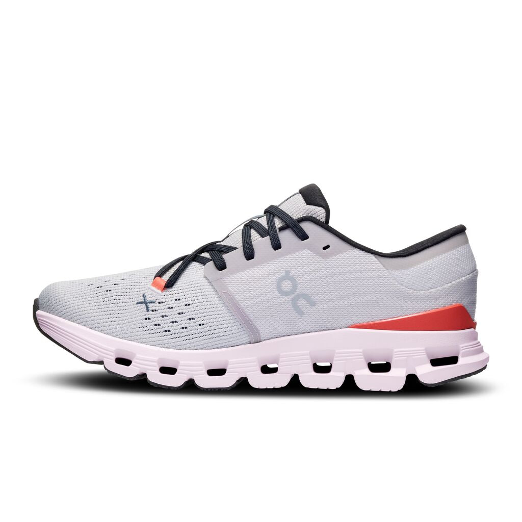 ON RUNNING WOMEN'S CLOUD X 4 - B - SILVER/FLAME 