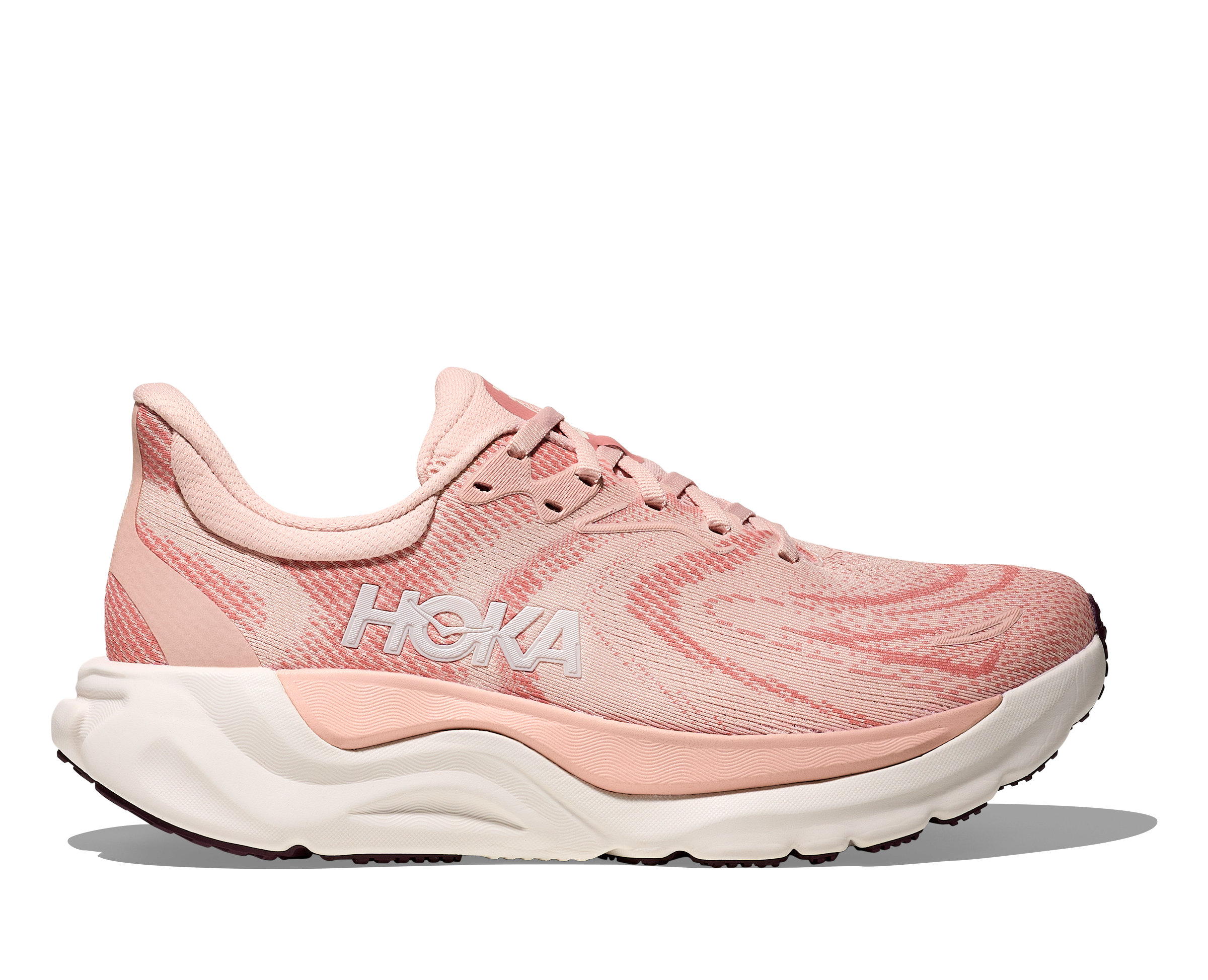 HOKA WOMEN'S ARAHI 8 - B - BLUSH/ROSE LATTE 5.0