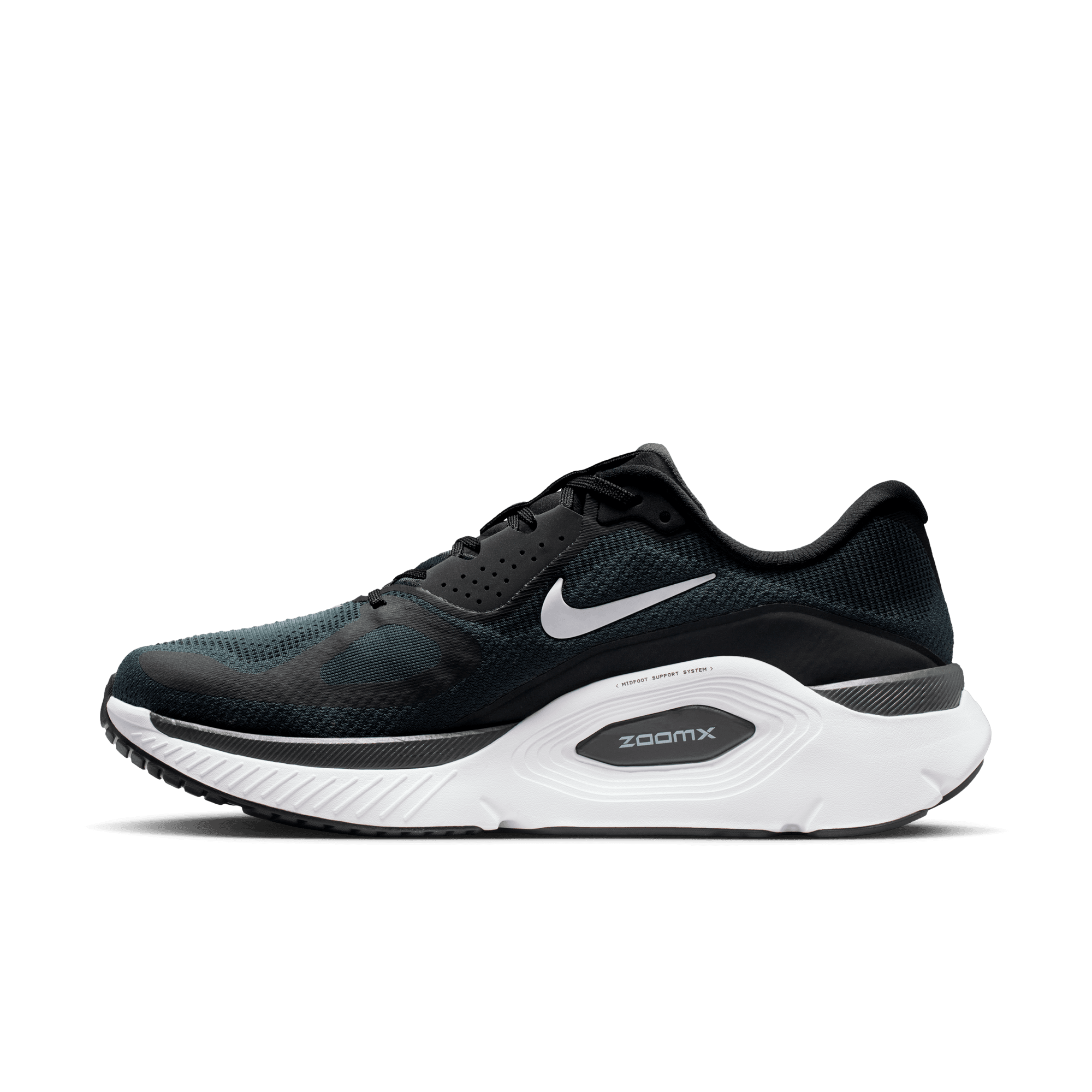 NIKE MEN'S STRUCTURE PLUS - D - BLACK/WHITE