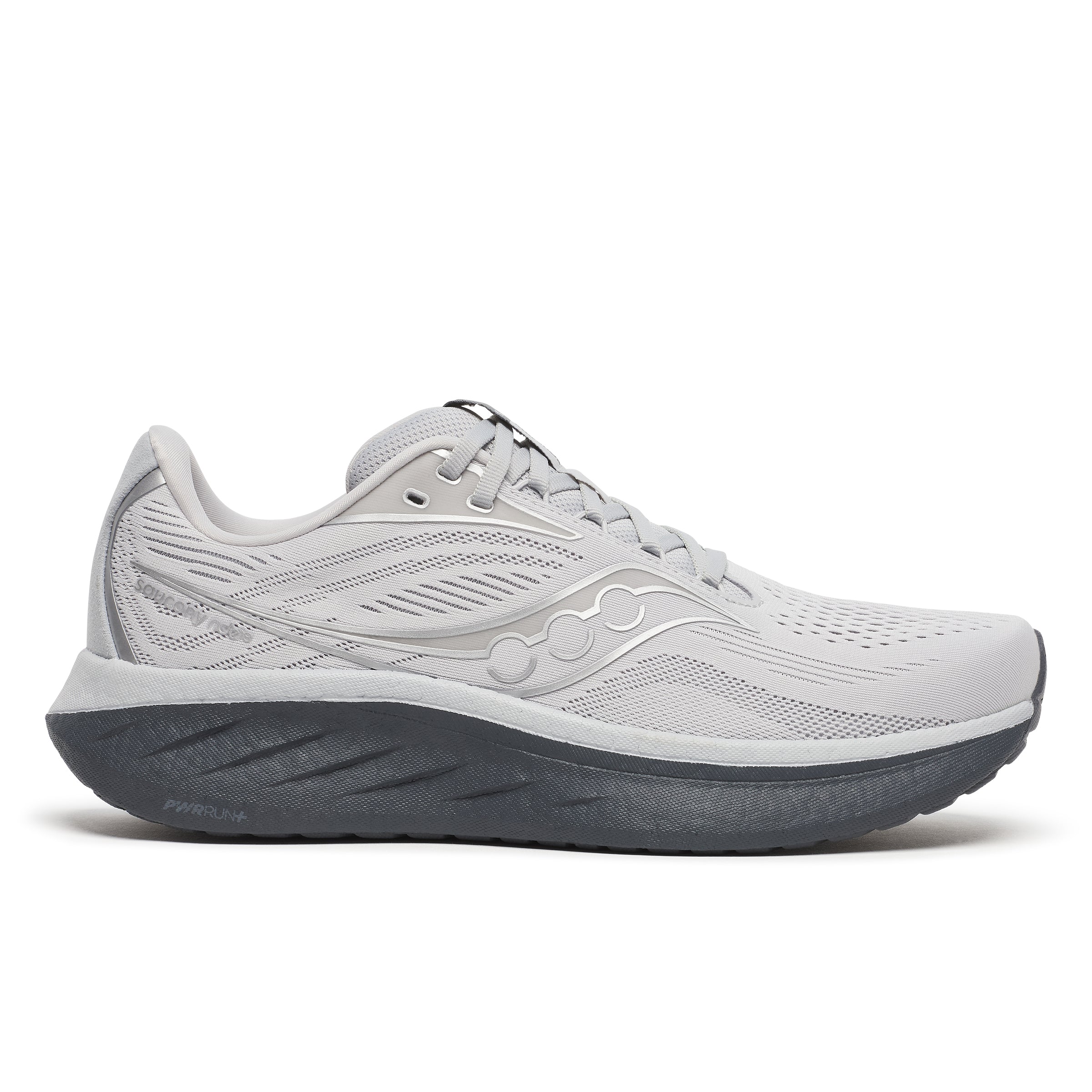 SAUCONY MEN'S RIDE 18 - WIDE 2E - 103 CLOUD/SHADOW 7.0