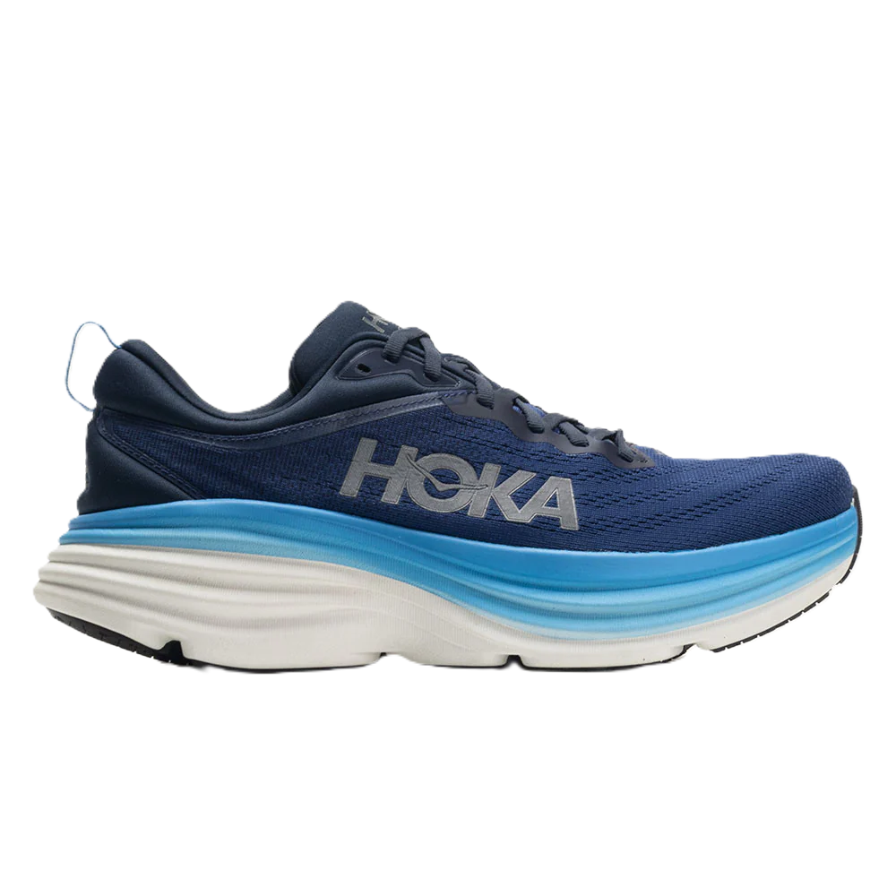 HOKA MEN'S BONDI 8 - WIDE 2E - OSAA OUTER SPACE/ALL ABOARD - size 12.0 