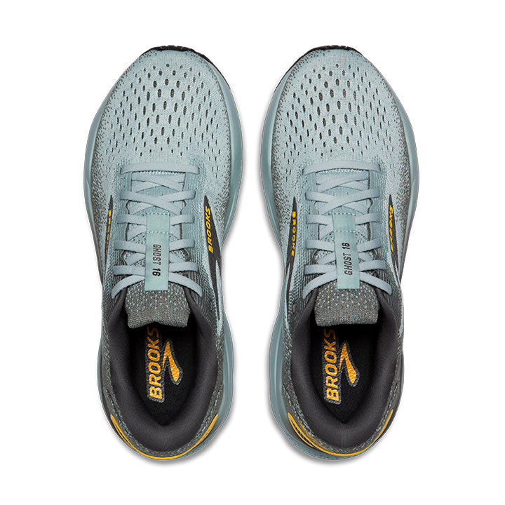 BROOKS MEN'S GHOST 16 - D - 432 CLOUD/GREY/GOLD 