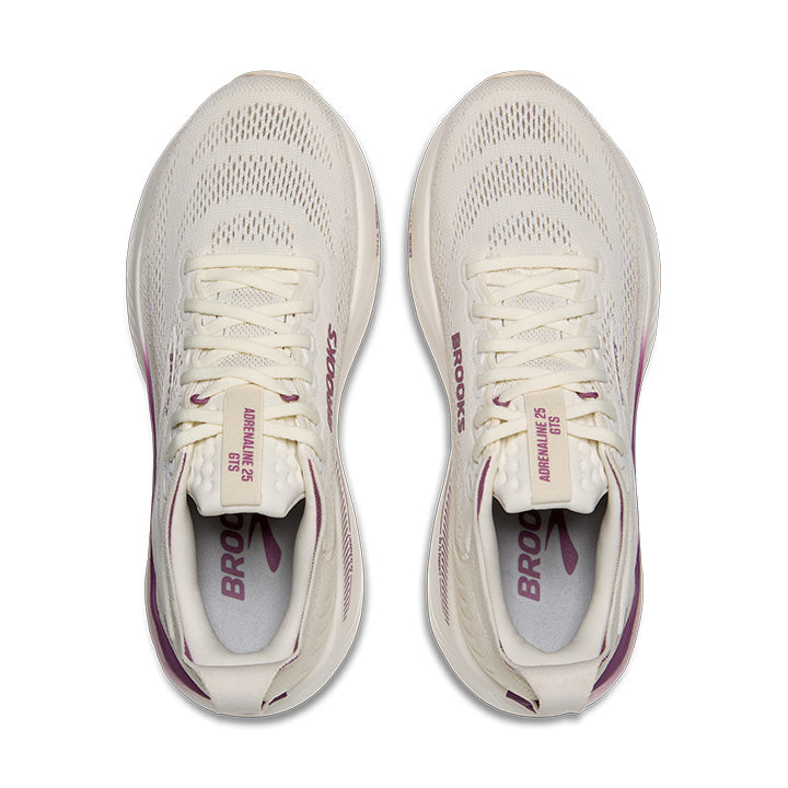 BROOKS WOMEN'S ADRENALINE GTS 25 - B - COCONUT/ARGYLE