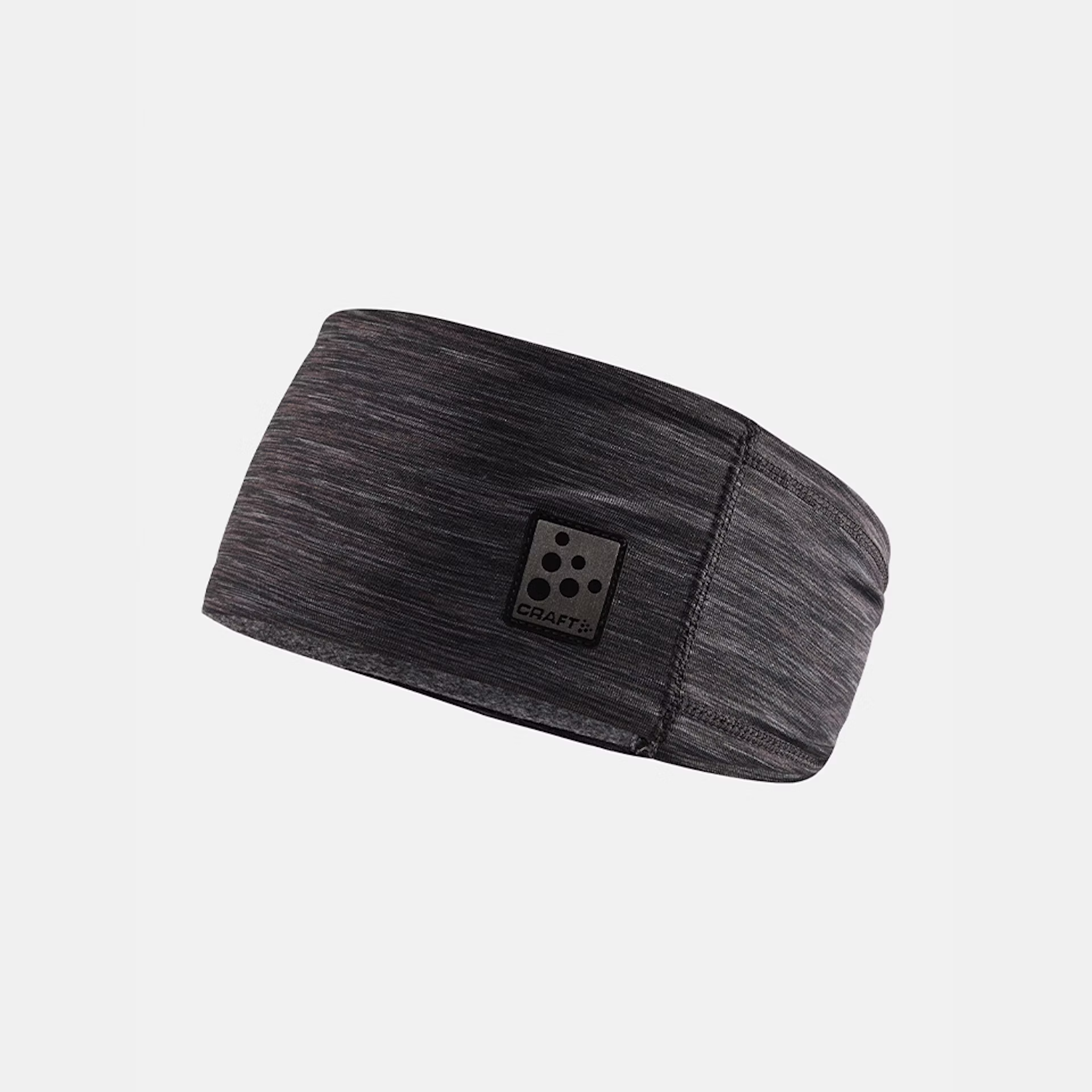 CRAFT MICROFLEECE SHAPED HEADBAND - BLACK 