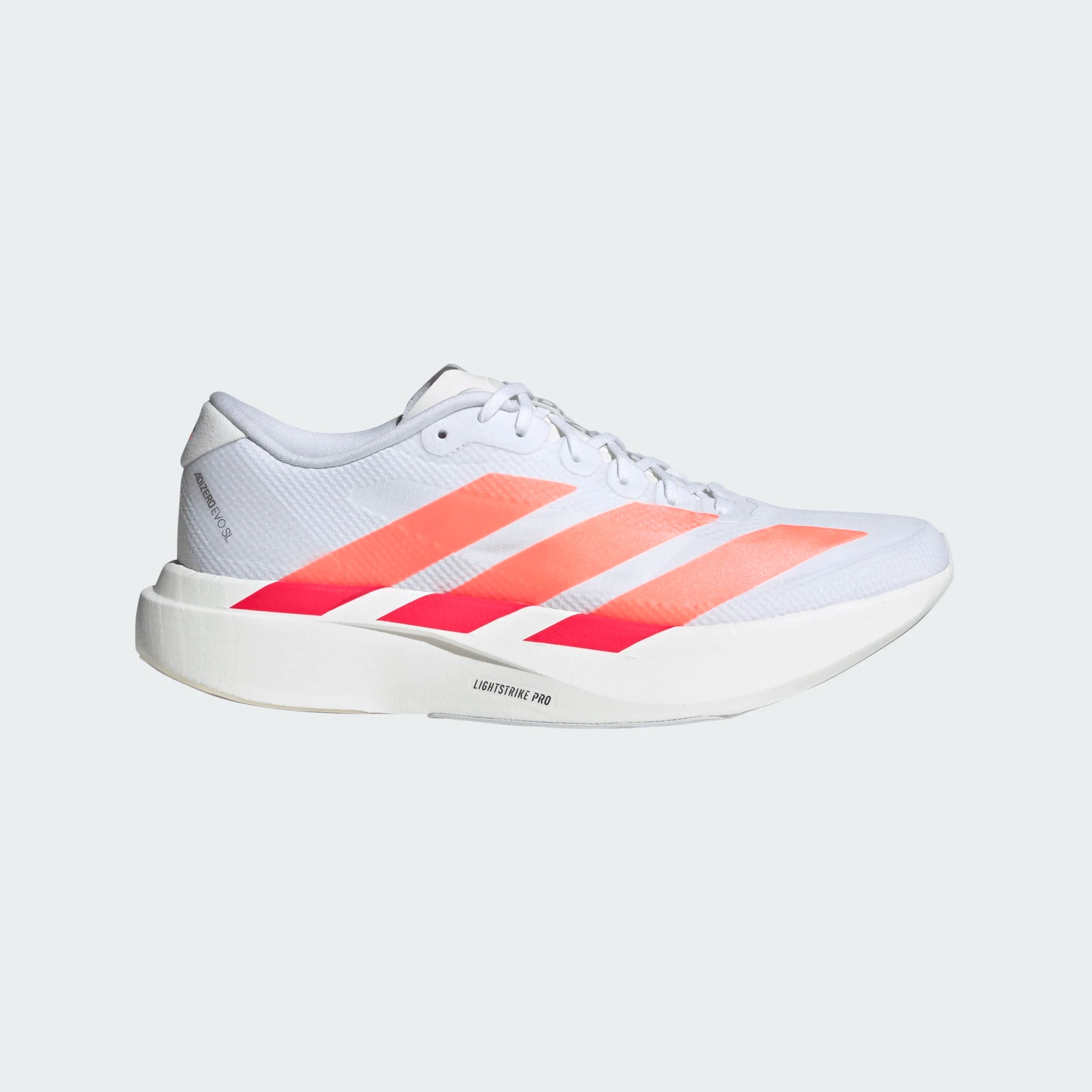 ADIDAS MEN'S ADIZERO EVO SL WOVEN - D - WHITE/RED 7.0