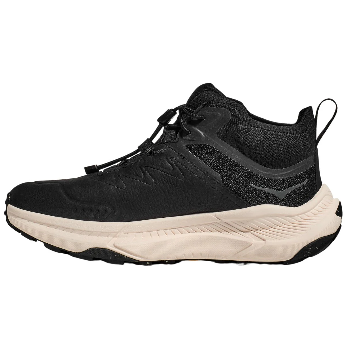 HOKA MEN'S TRANSPORT CHUKKA GTX - D - BKLB BLACK/ALABASTER 