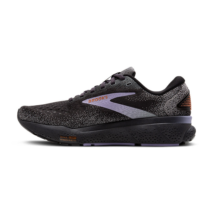 BROOKS WOMEN'S GHOST 16 - B - 093 EBONY/LAVENDER/COPPER 