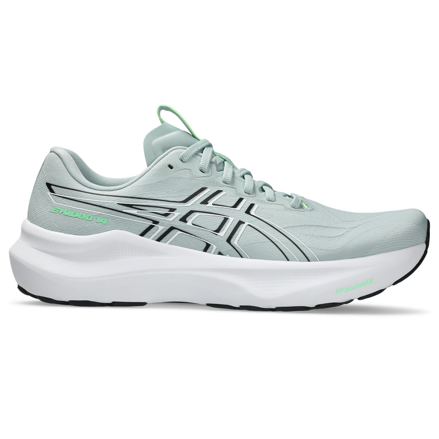 ASICS MEN'S GT-2000 14 - D - COLD MOSS/BLACK 7.0