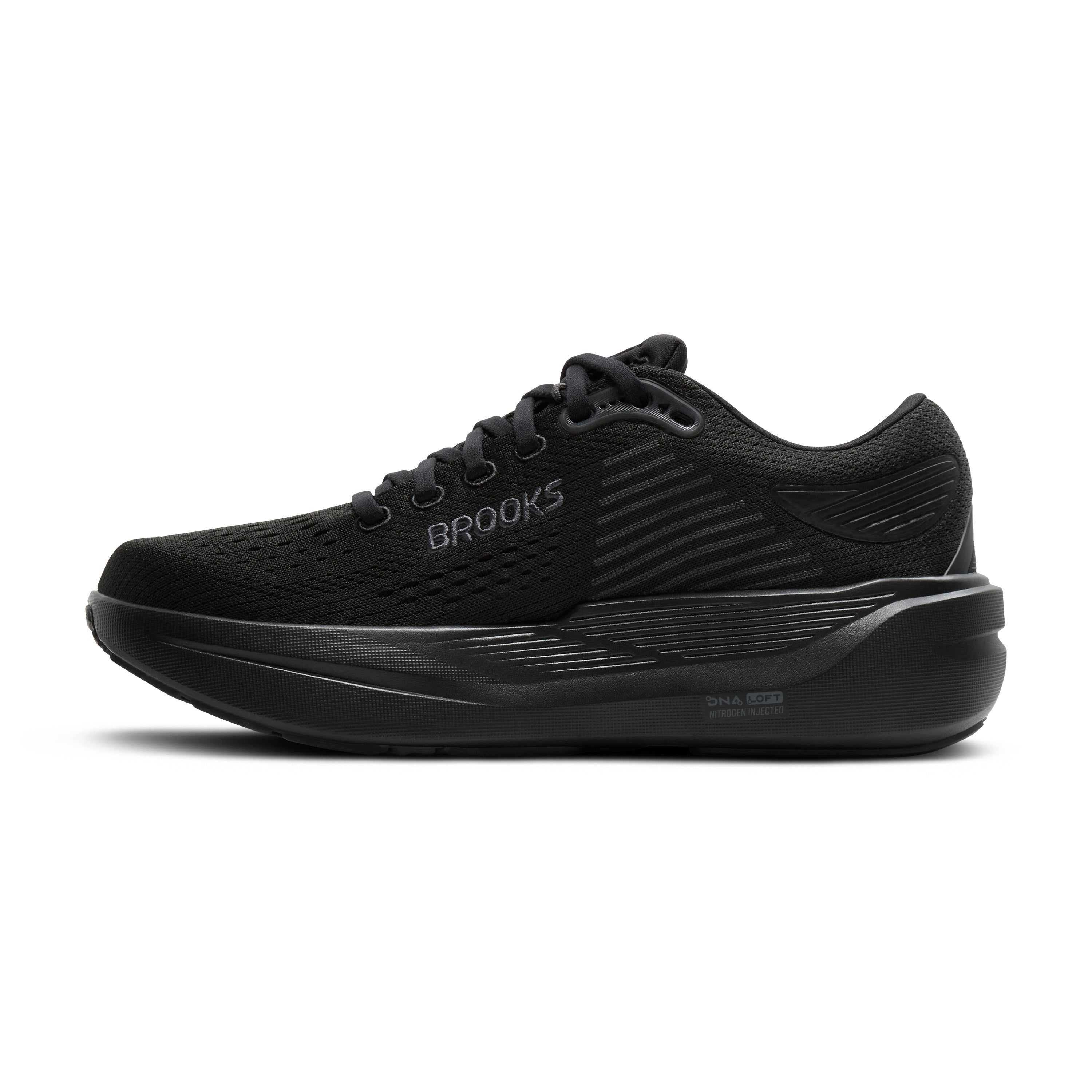 BROOKS WOMEN'S GHOST MAX 3 - B - BLACK/BLACK/EBONY