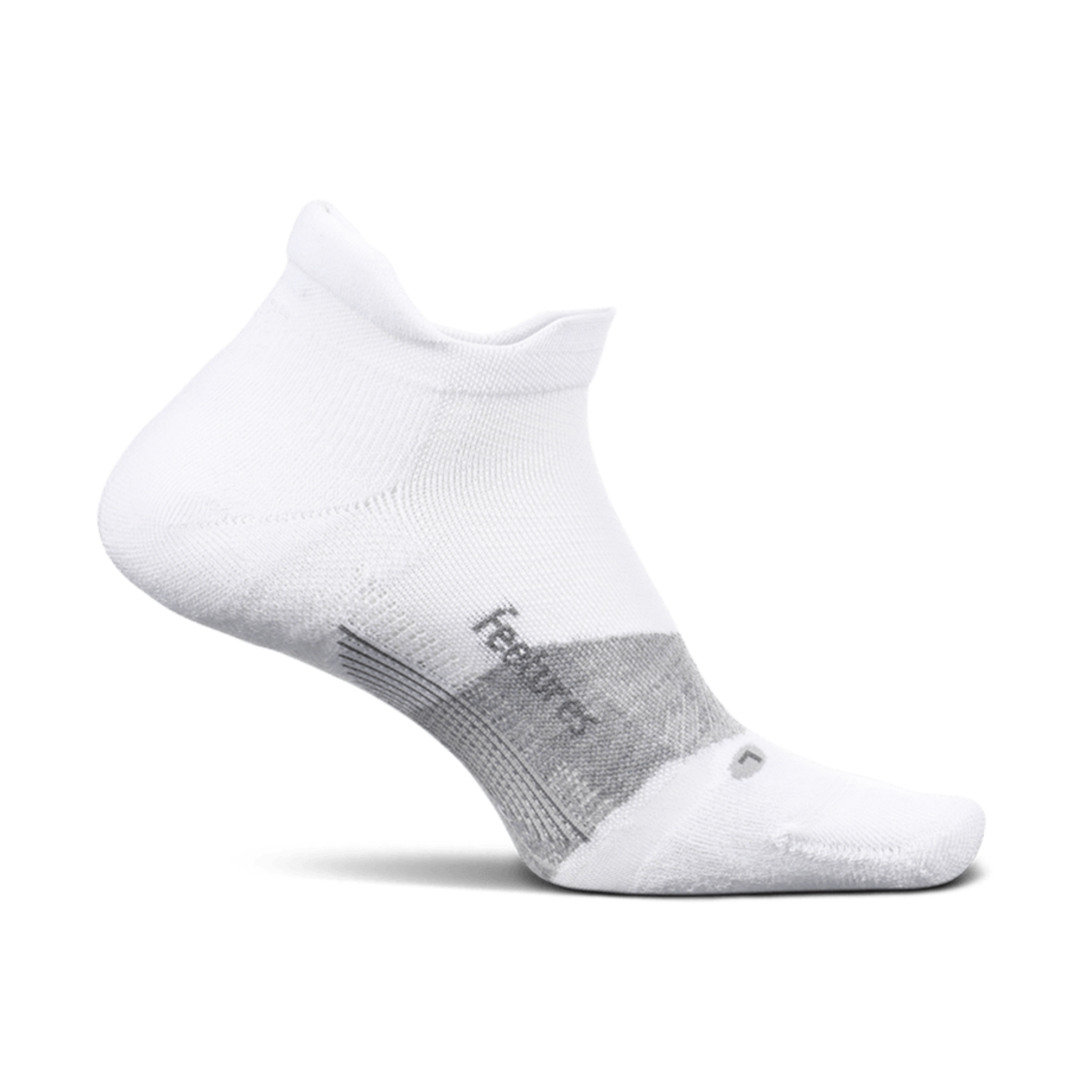 FEETURES MERINO 10 ULTRA LIGHT NO SHOW TAB WHITE