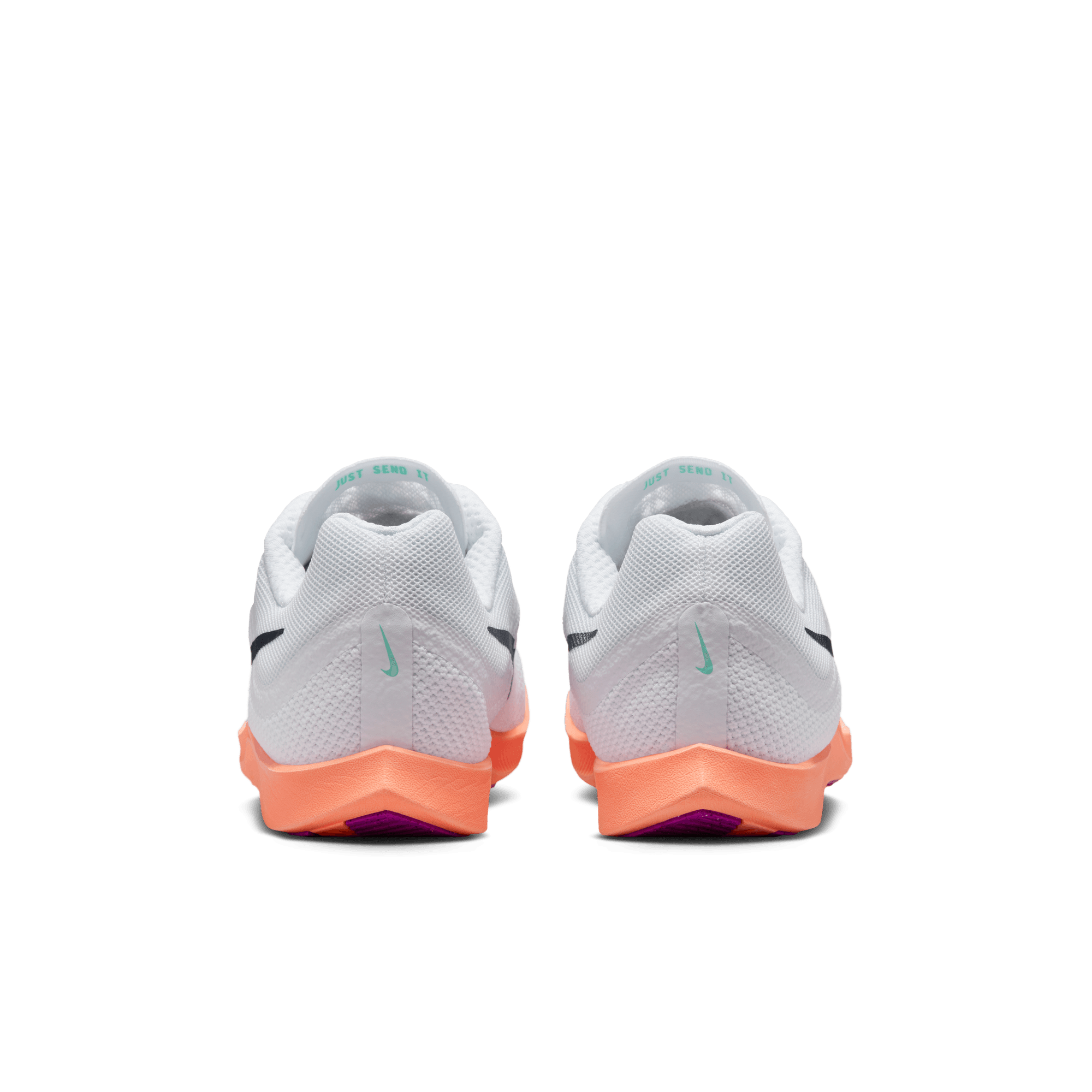 NIKE ZOOM RIVAL DISTANCE - D - WHITE/BRIGHT CRIMSON