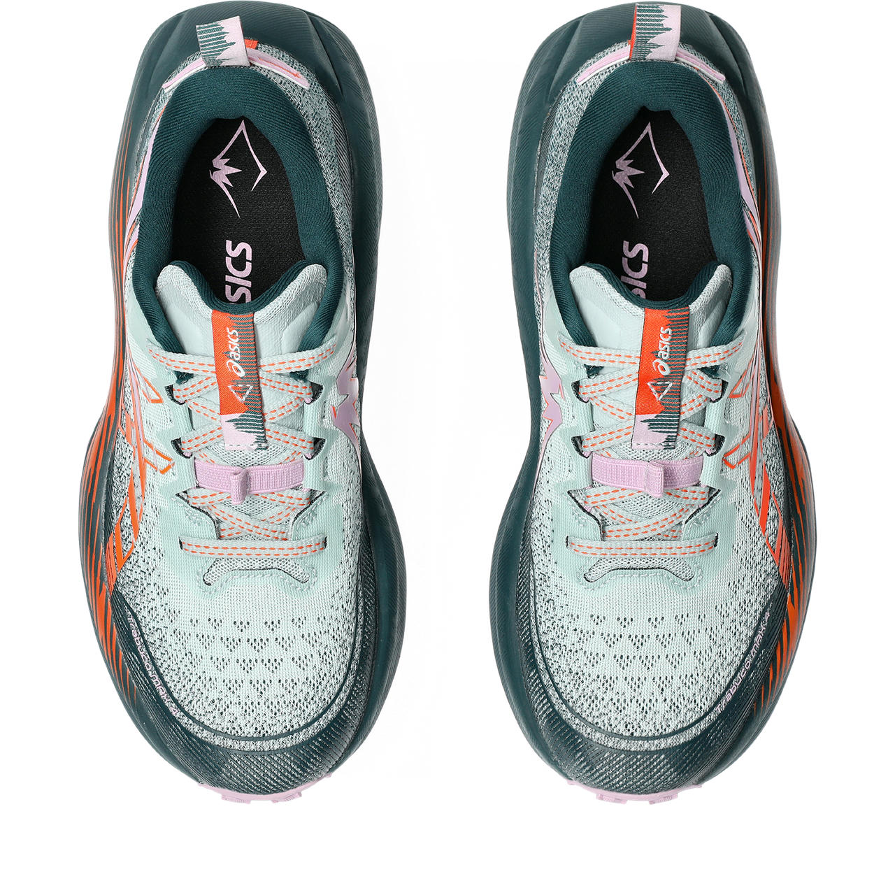 ASICS WOMEN'S TRABUCO MAX 4 - B - 400 COLD MOSS/NOVA ORANGE
