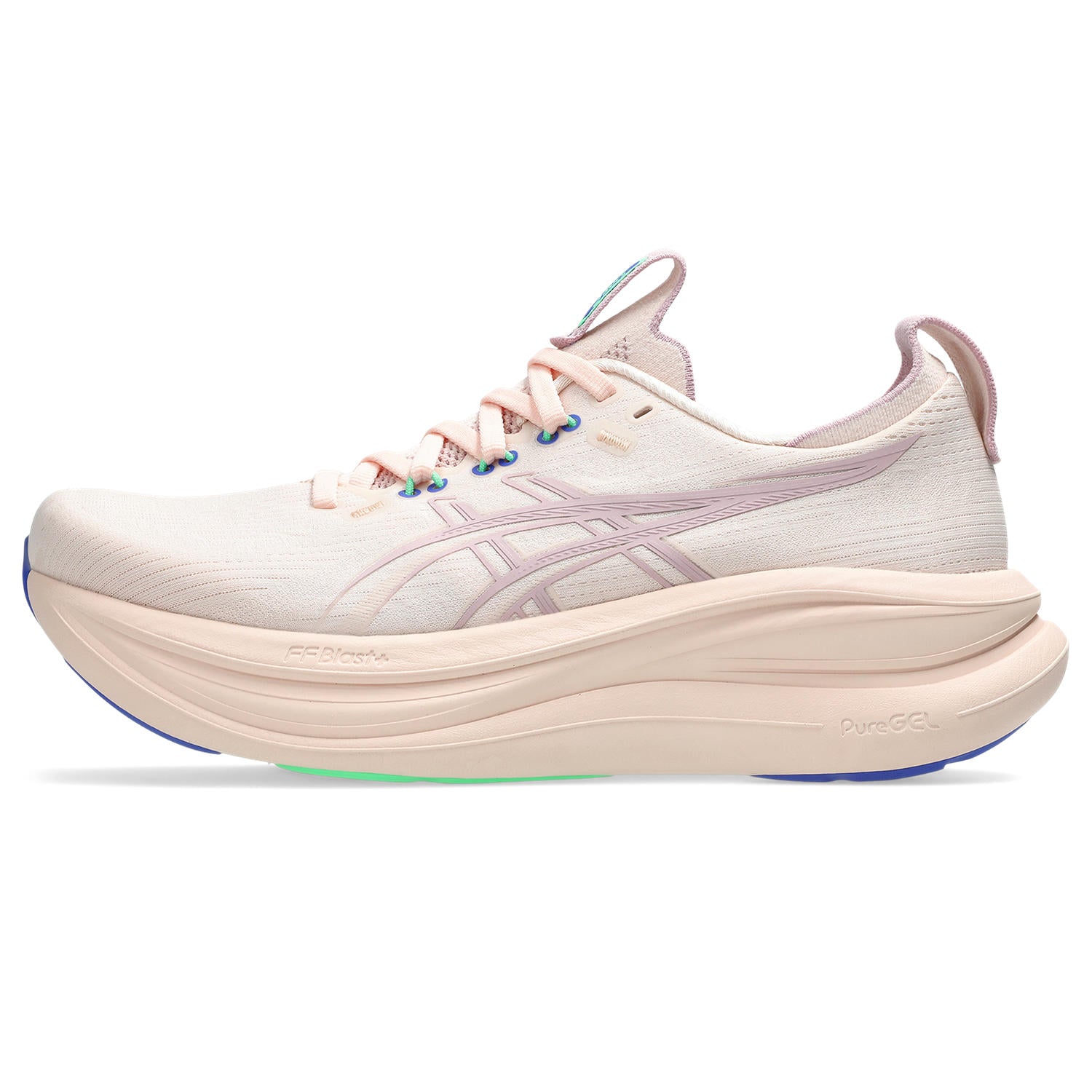 ASICS WOMEN'S NIMBUS 28 - B - PINK PEARL/MORGANITE