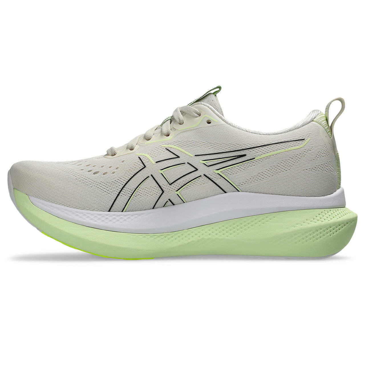 ASICS WOMEN'S GLIDERIDE MAX - B - 200 BIRCH/BLACK 