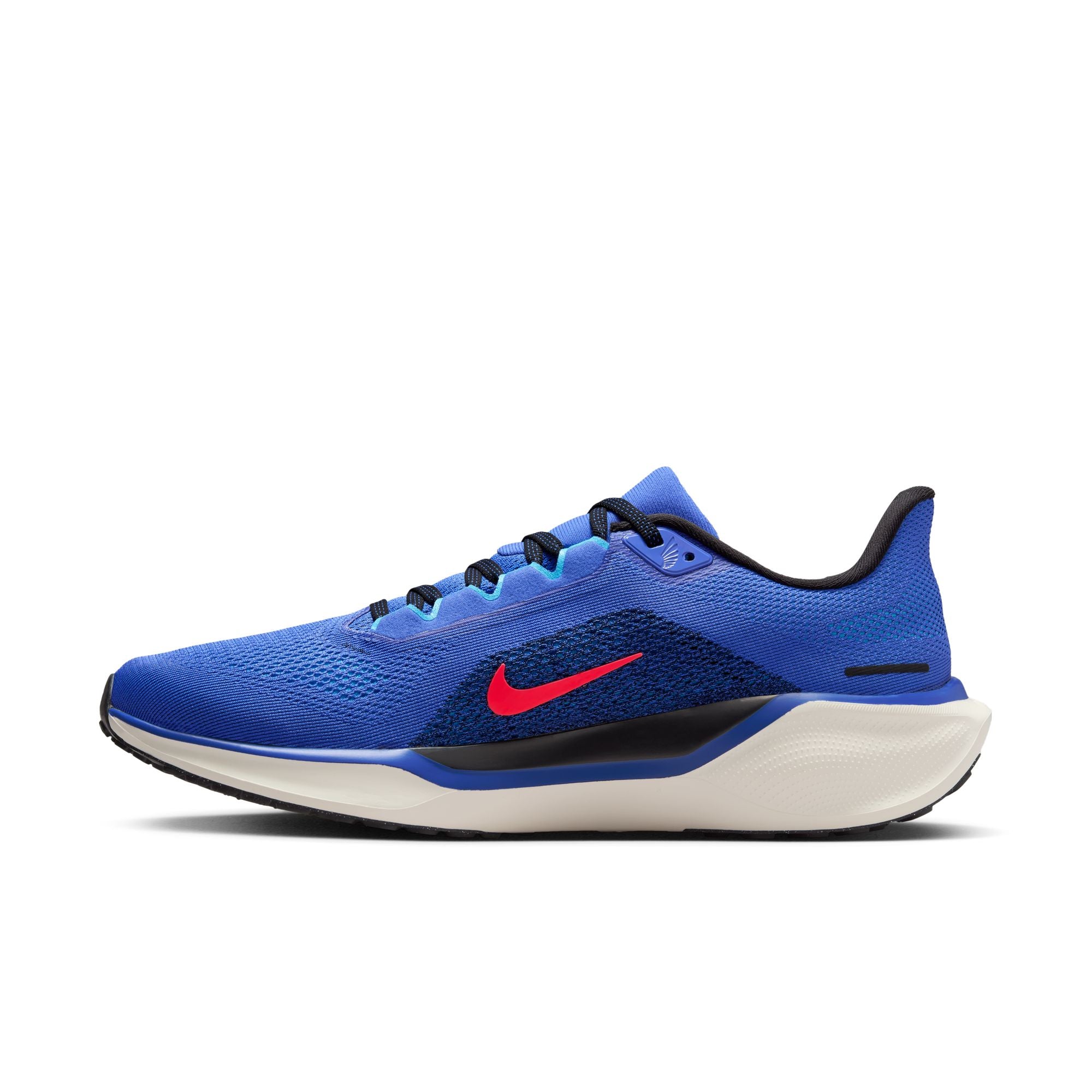 NIKE MEN'S PEGASUS 41 - D - 401 ASTRONOMY BLUE/HOT PUNCH-BLACK - size 10.0 