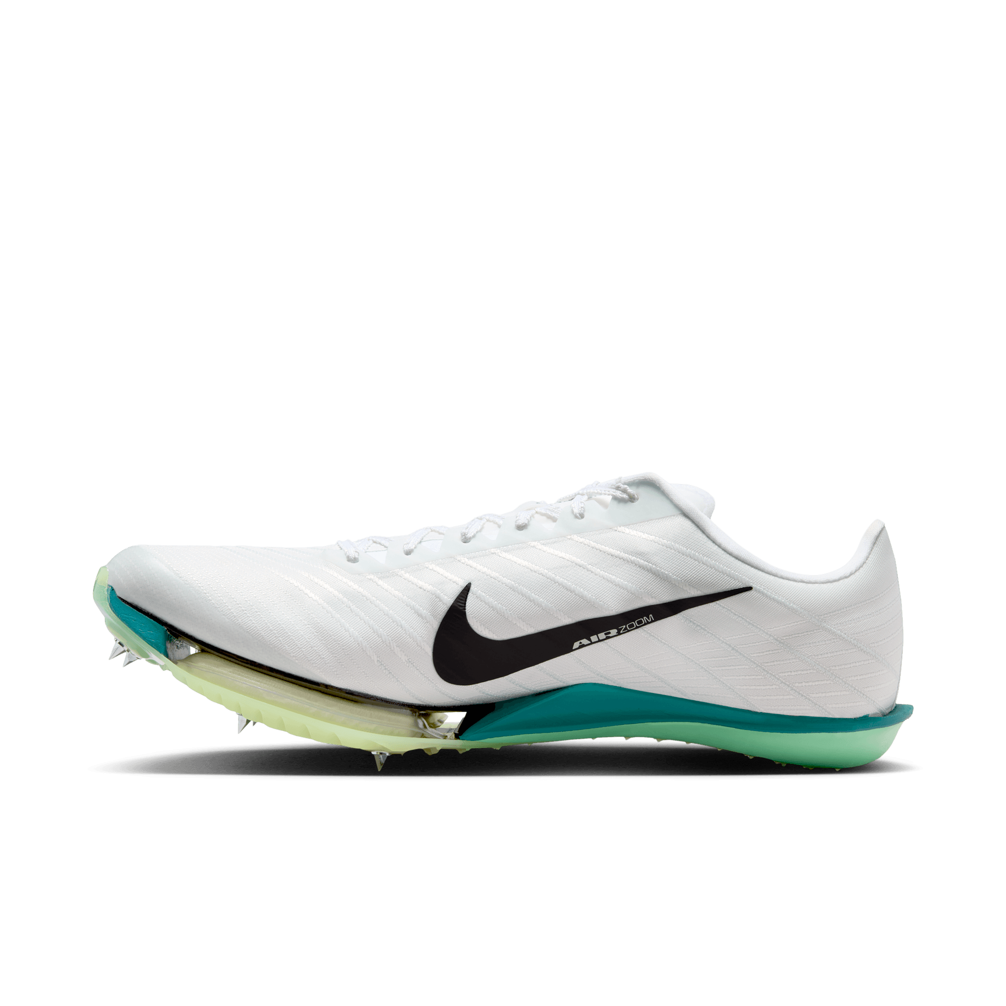 NIKE AIR ZOOM MAXFLY 2 - D - 102 WHITE/BLACK/BRIGHT SPRUCE 