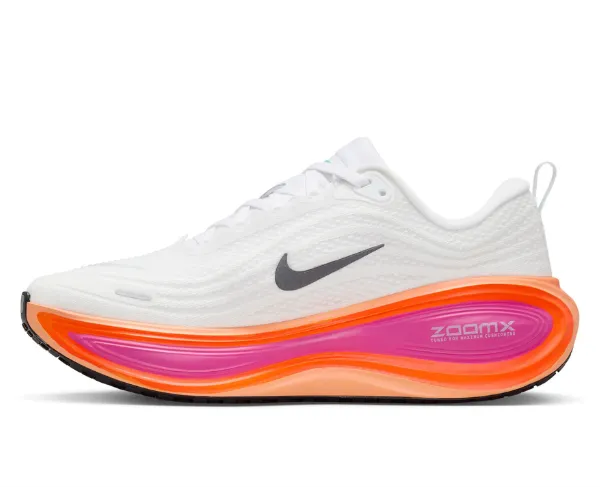 NIKE WOMEN'S VOMERO PLUS - B - WHITE/FIRE PINK/HYPER CRIMSON - size 9.0