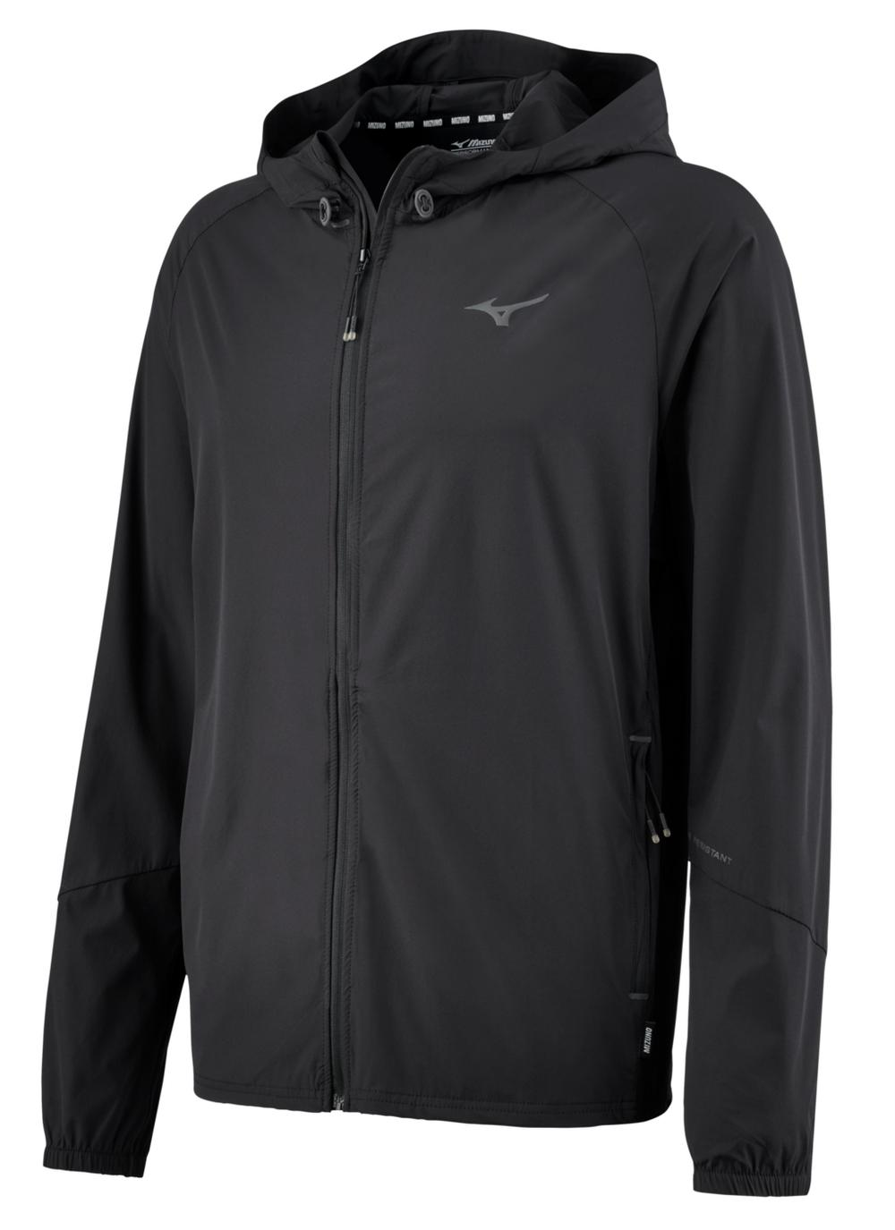 MIZUNO MEN'S INFINITY PACKABLE JACKET - 9090 BLACK XS