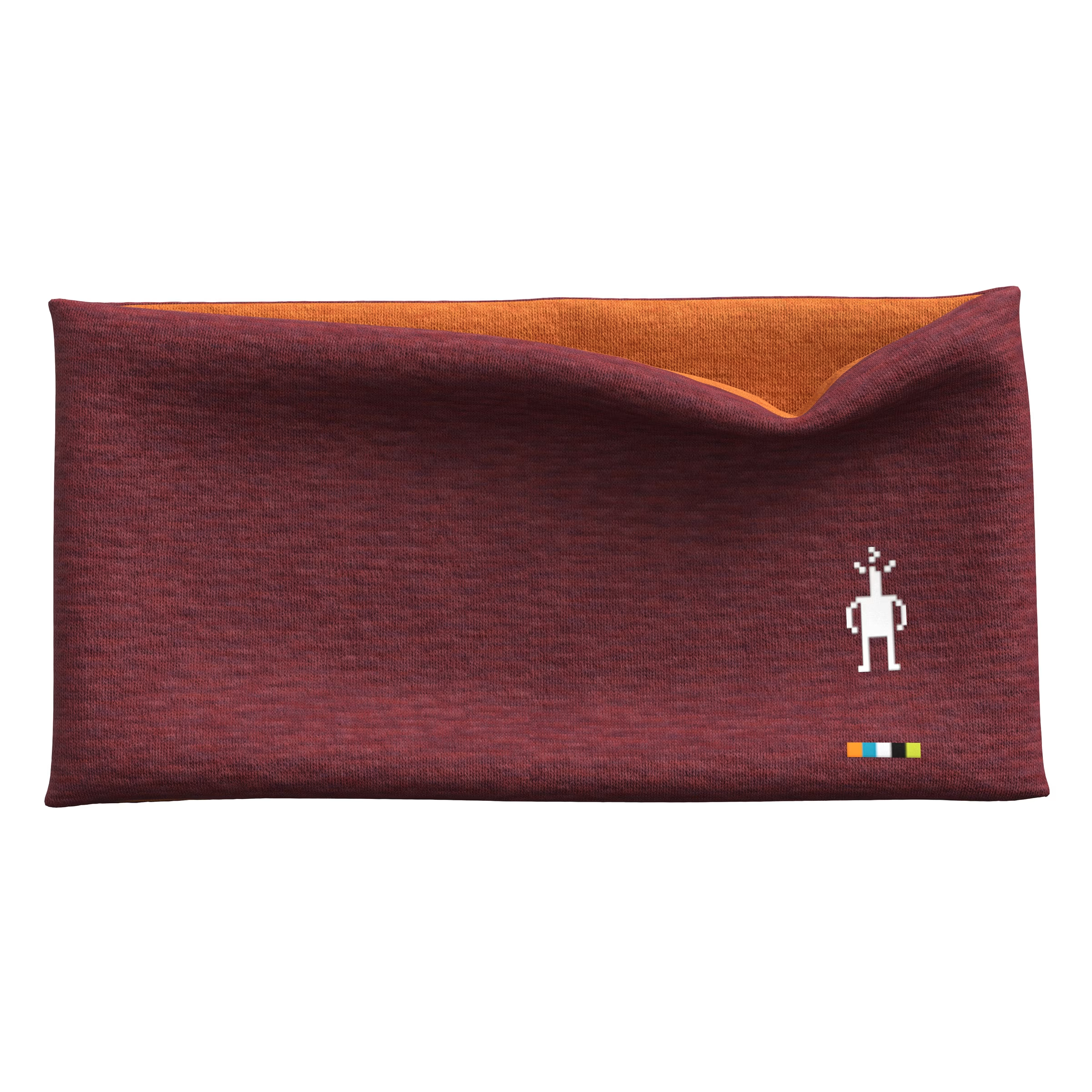 SMARTWOOL MERINO REVERSIBLE HEADBAND N69 CURRANT HEATHER