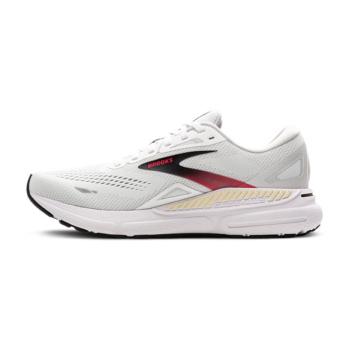 BROOKS MEN'S ADRENALINE 23 - D - 115 WHITE/CREAM 