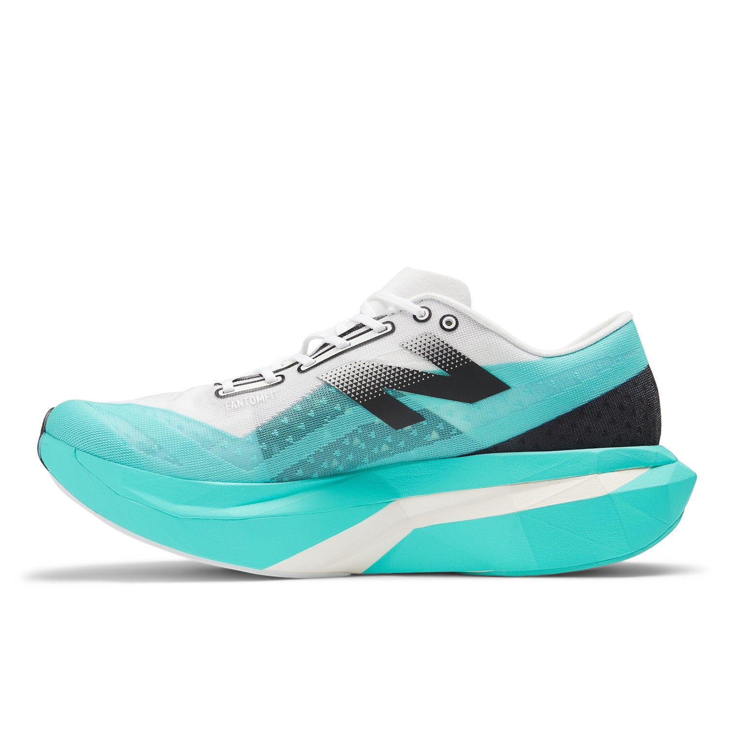 NEW BALANCE WOMEN'S SUPERCOMP ELITE V4 - B - CT4 CYBER JADE WITH WHITE AND BLACK 