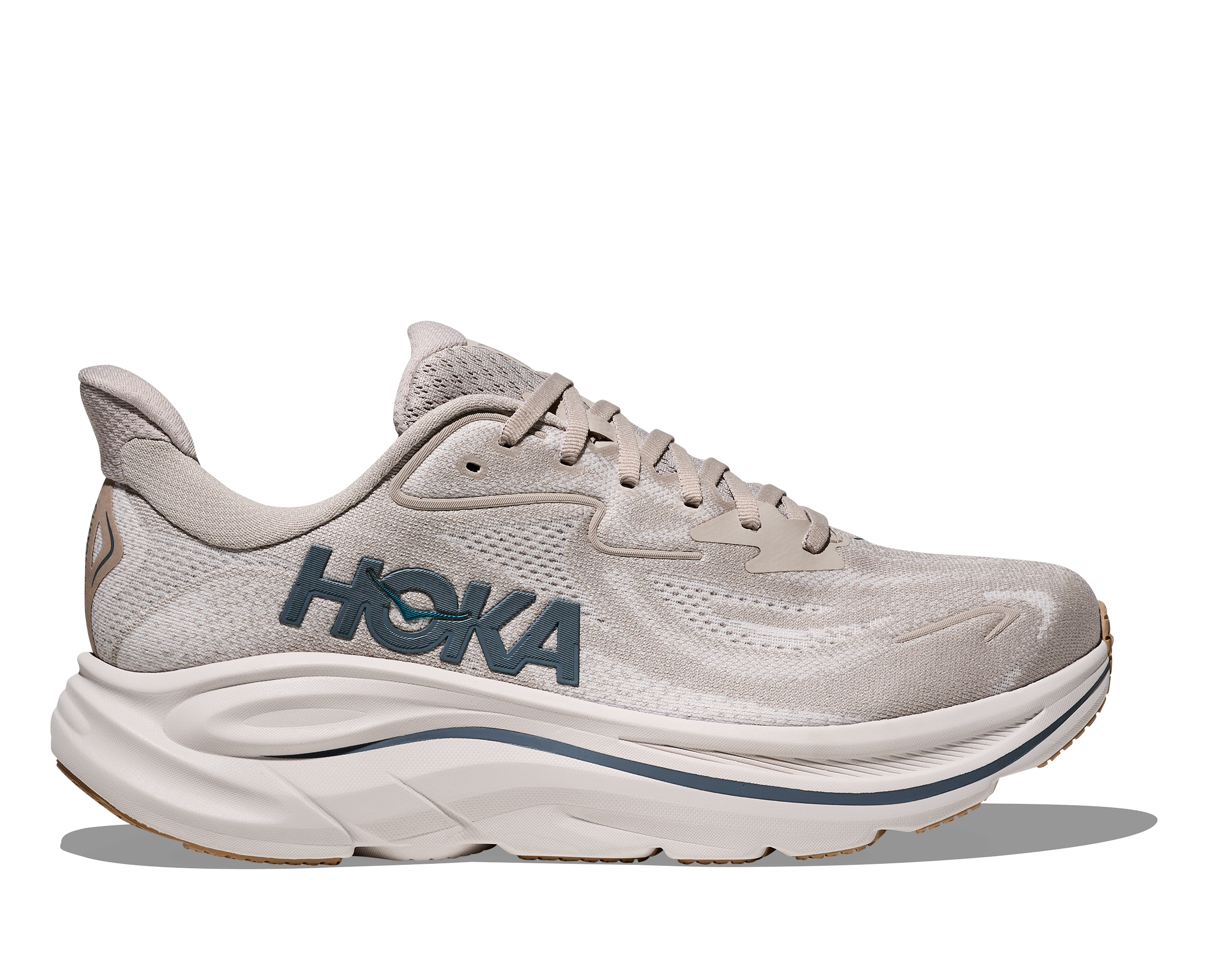 HOKA MEN'S CLIFTON 10 - D - PUTTY/GROUT 7.0