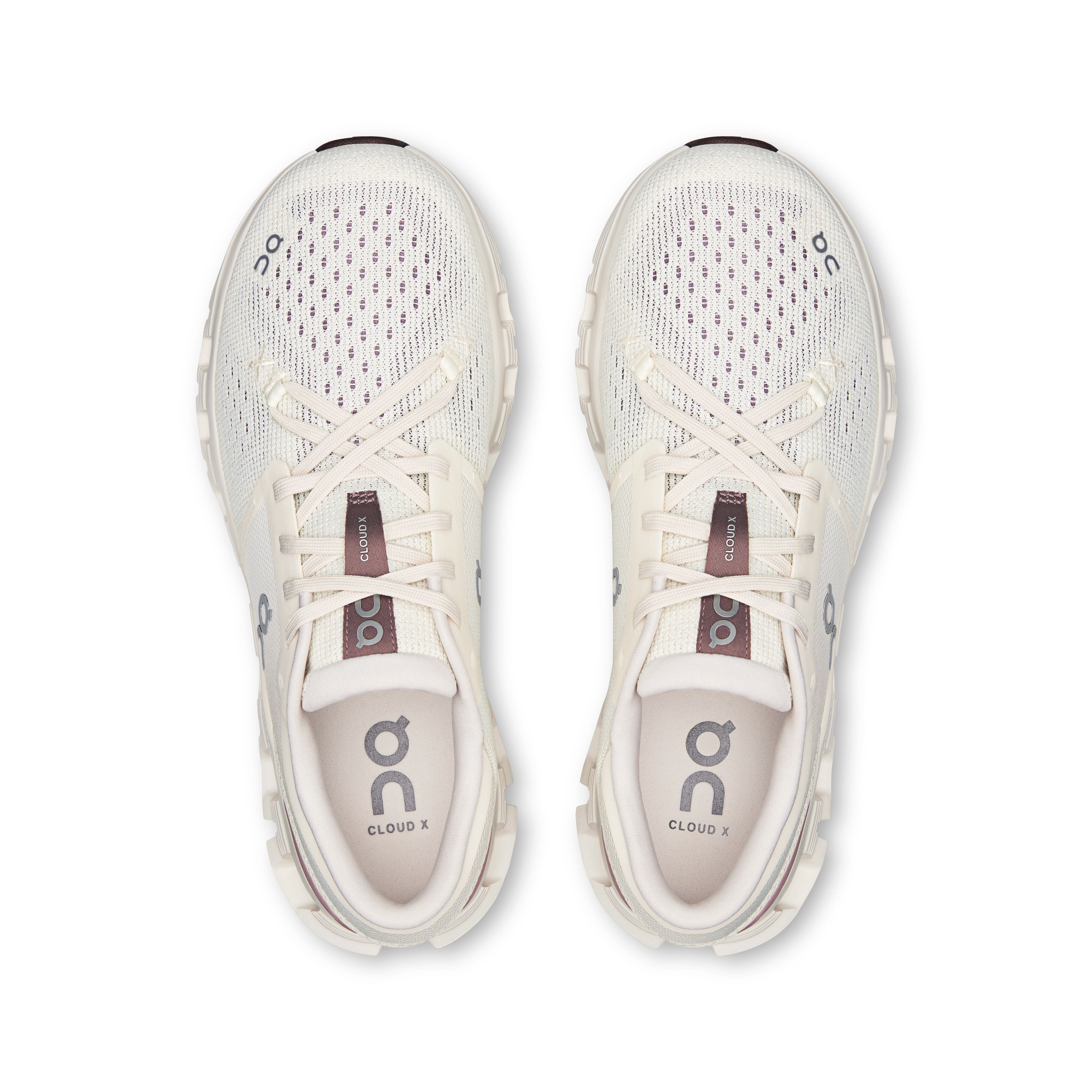 WOMEN'S CLOUD X 4 - B - IVORY/HERON | Performance Running Outfitters