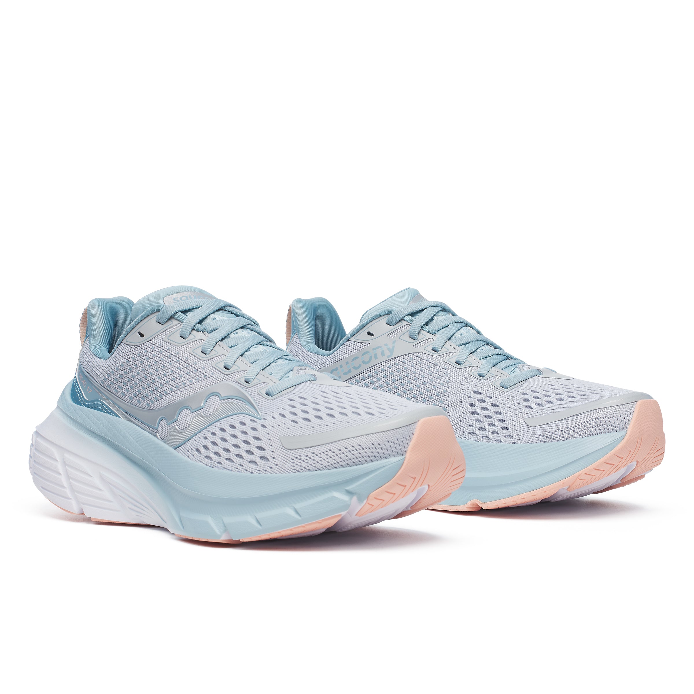 SAUCONY WOMEN'S GUIDE 17 - B - 244 CLOUD/TOPAZ 