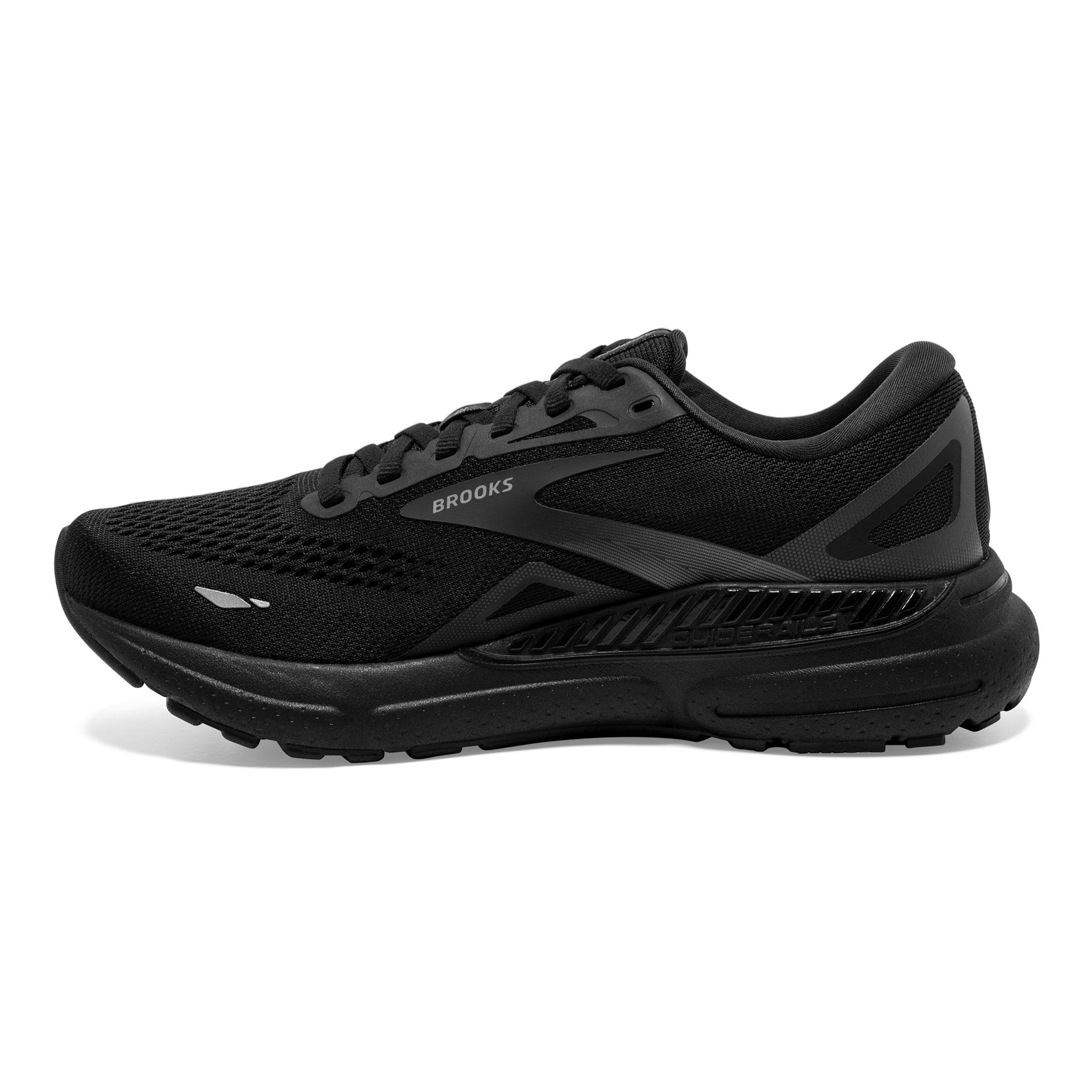 BROOKS WOMEN'S ADRENALINE 23 - WIDE D - 020 BLACK/BLACK/EBONY 