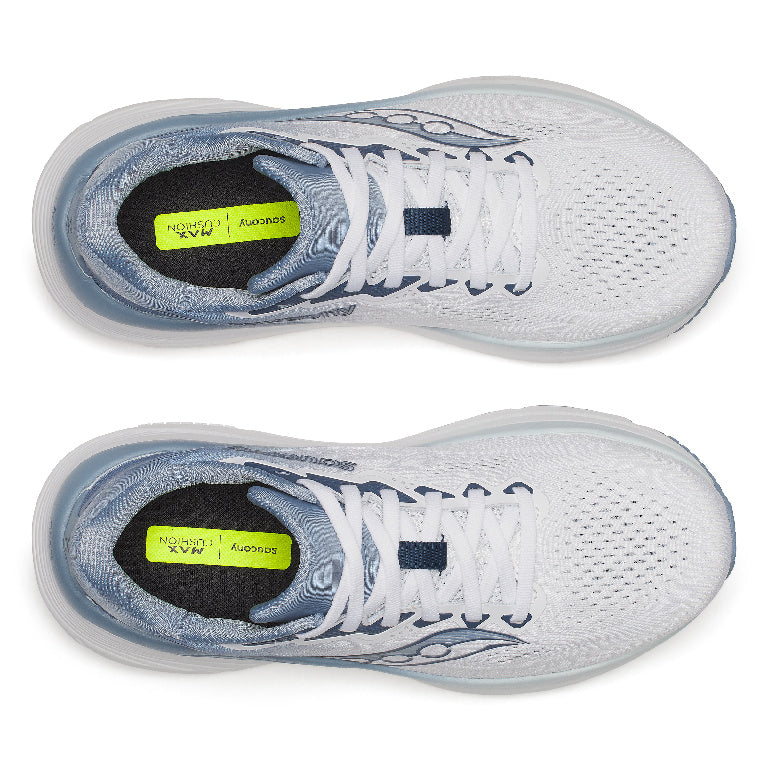 SAUCONY WOMEN'S GUIDE 19 - B - WHITE/STORM