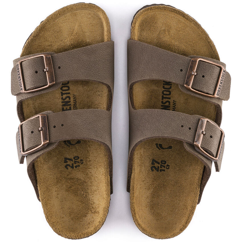 BIRKENSTOCK KID'S ARIZONA BIRKIBUK - MOCHA 