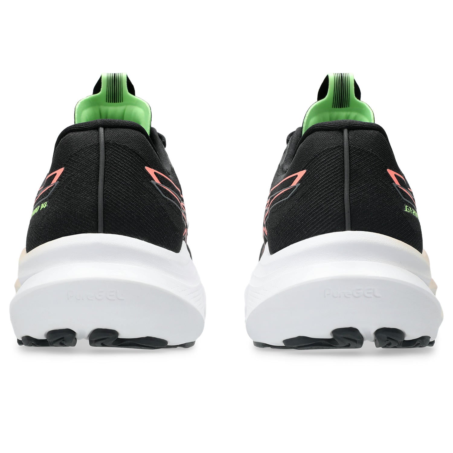 ASICS WOMEN'S GT-2000 14 - B - BLACK/SUN CORAL