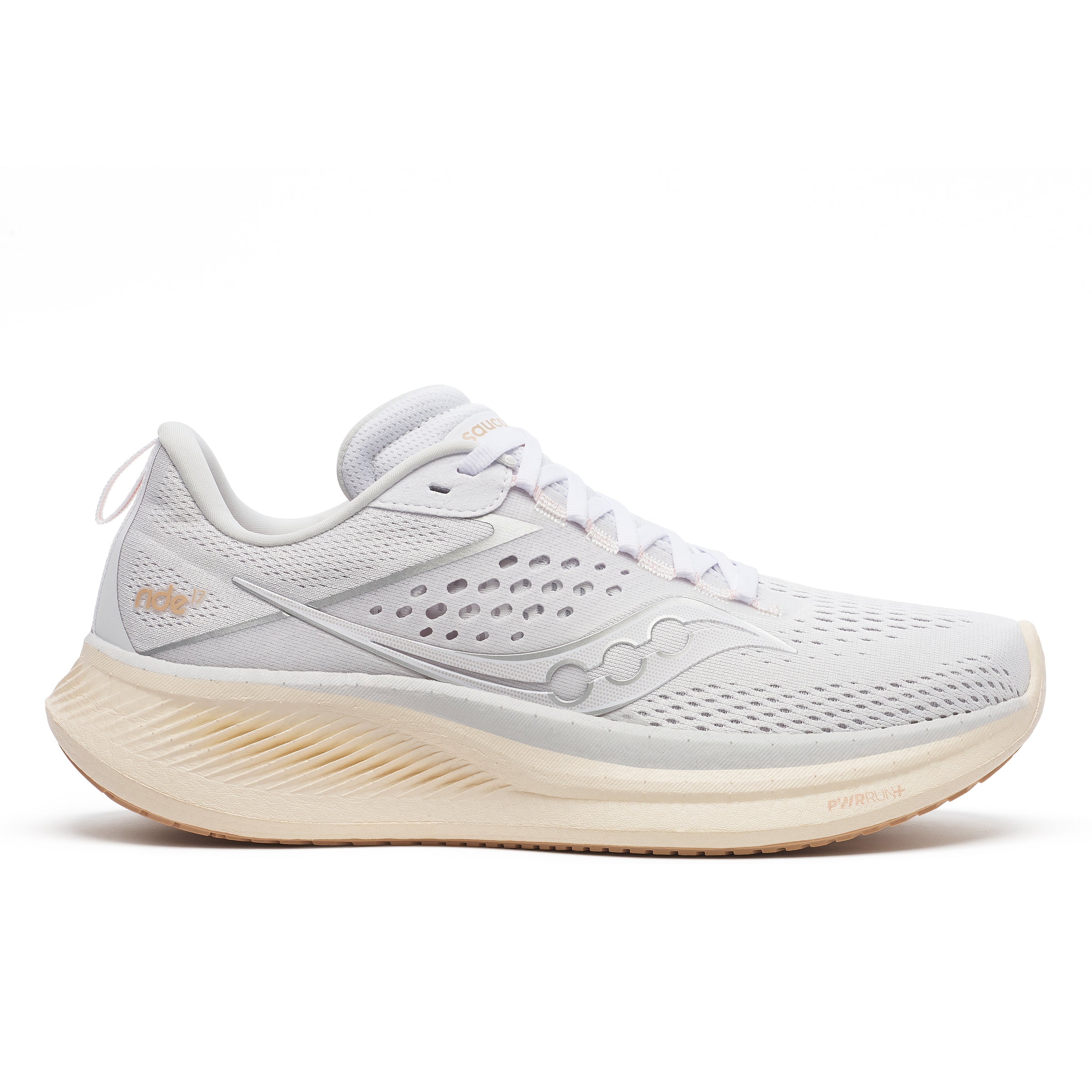 WOMEN S RIDE 17 B 242 WHITE PEARL Performance Running Outfitters
