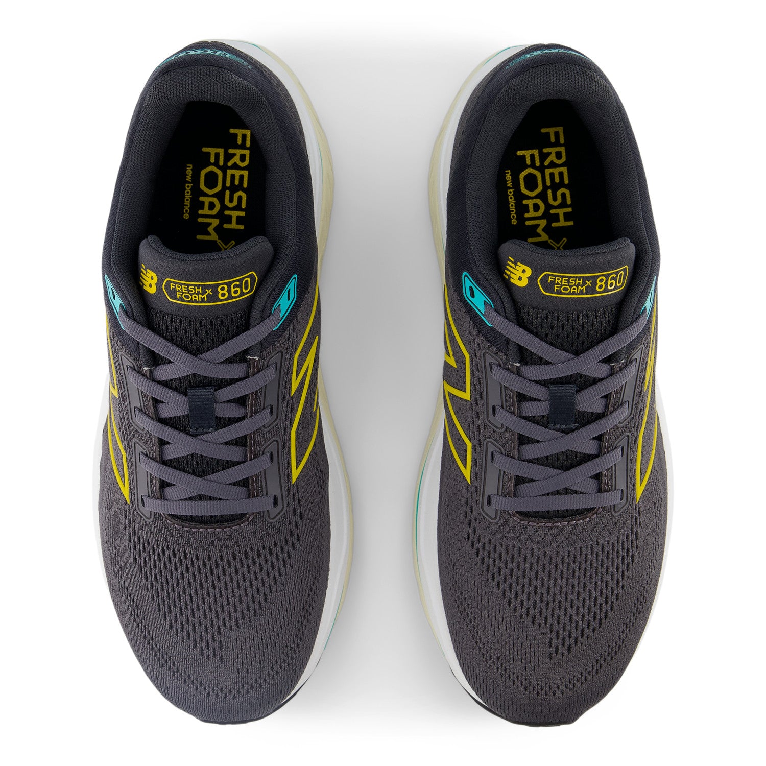 NEW BALANCE MEN'S 860 V14 - D - A14 MAGNET WITH GINGER LEMON AND CYBER JADE 