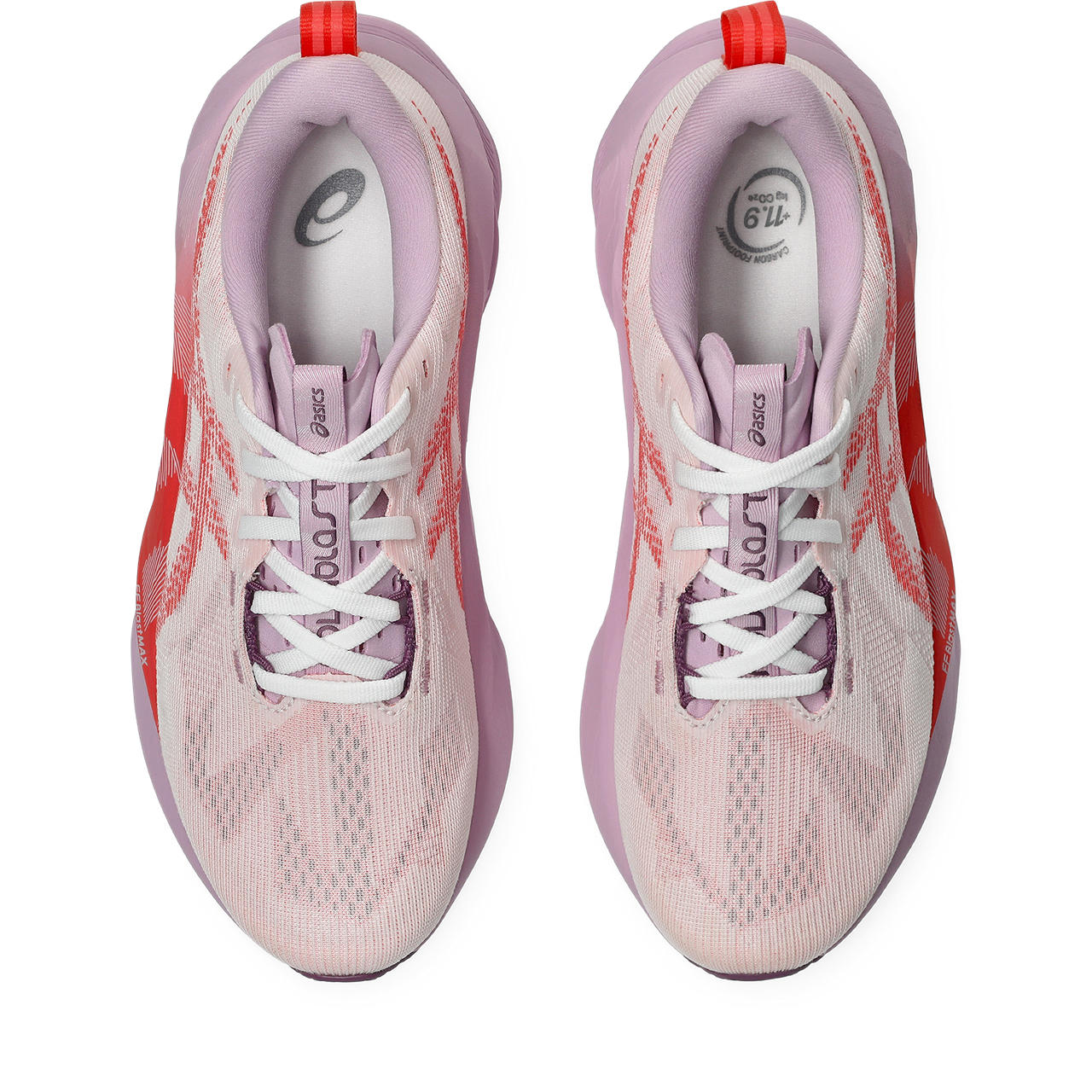 ASICS WOMEN'S NOVABLAST 5 - B - 101 WHITE/CORAL REEF