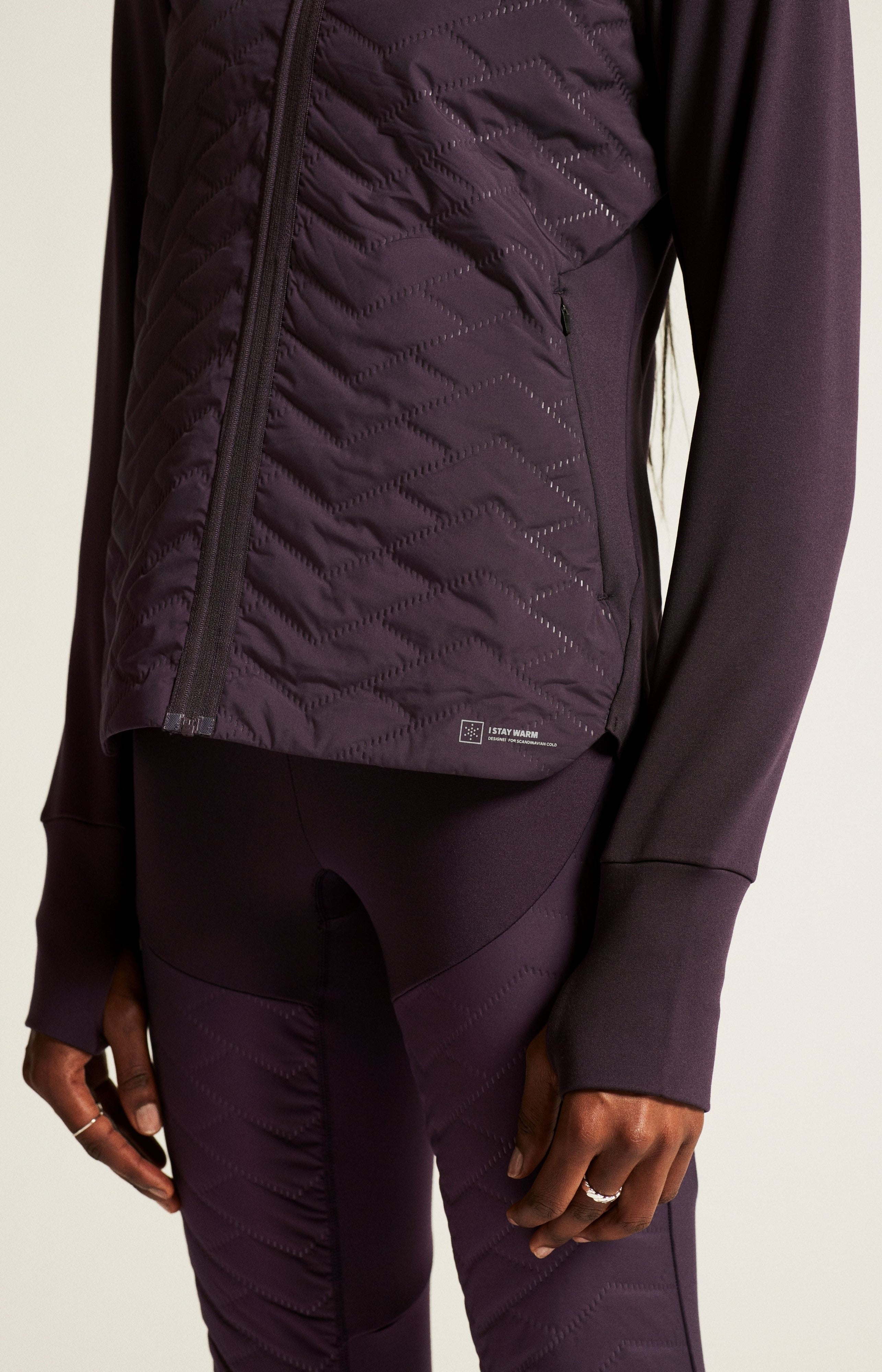 CRAFT WOMEN'S ADVANCED SUBZ JACKET - DKPLUM 