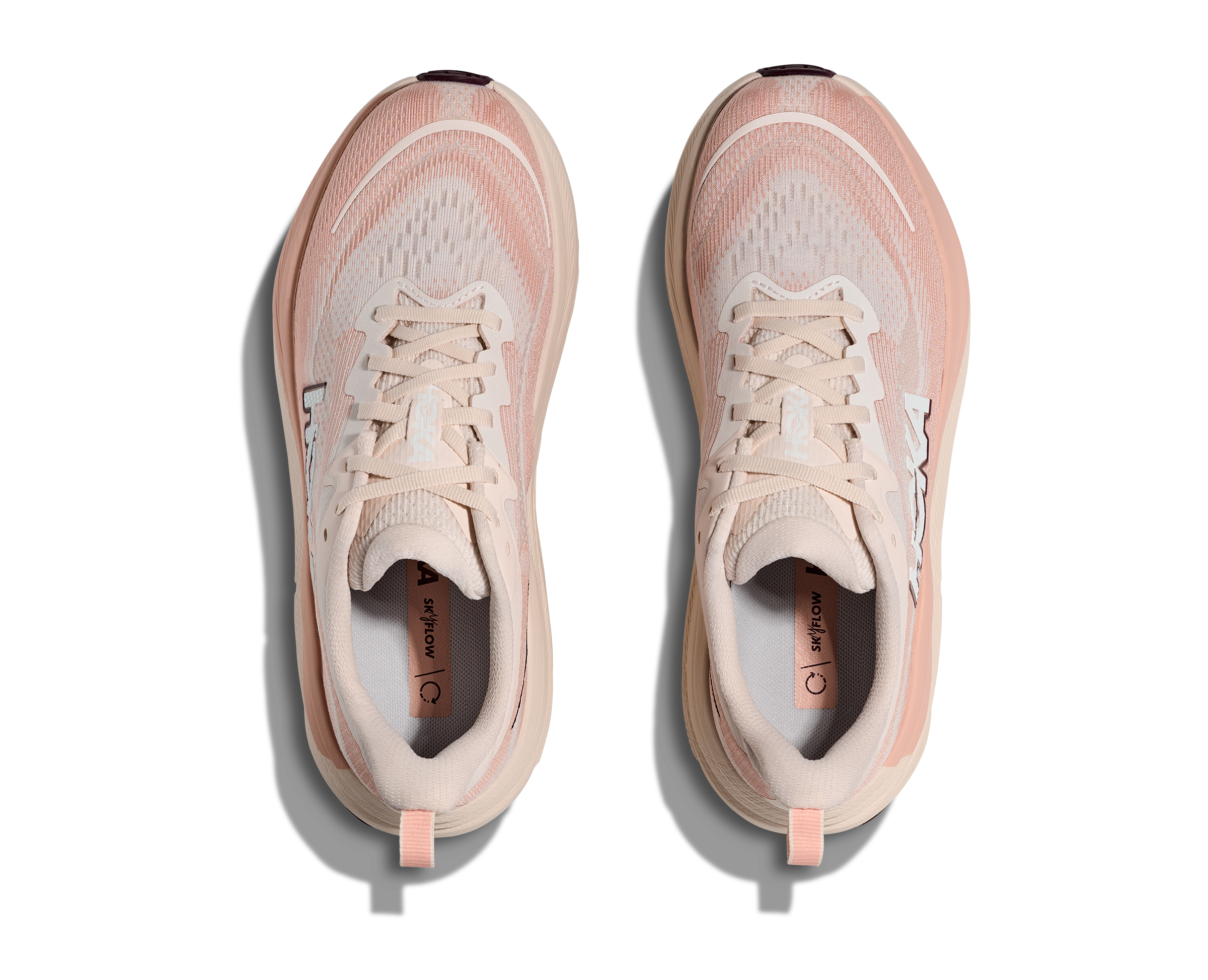 HOKA WOMEN'S SKYFLOW - B - ROSE CREAM/ROSE LATTE