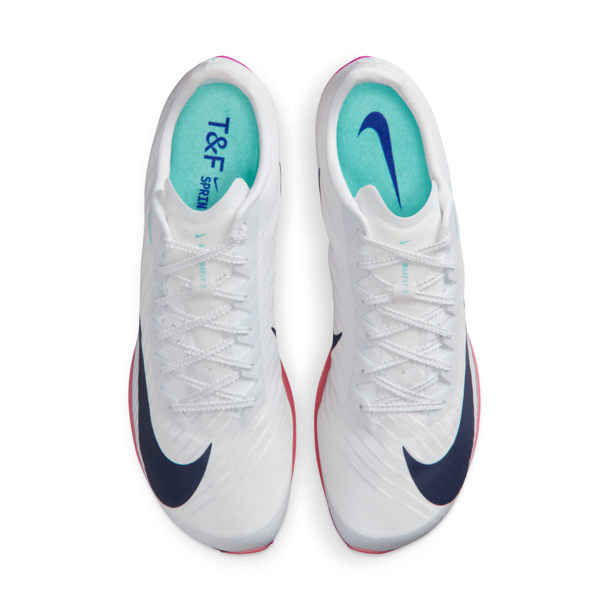 AIR ZOOM MAXFLY 2 - D - WHITE/BRIGHT CRIMSON